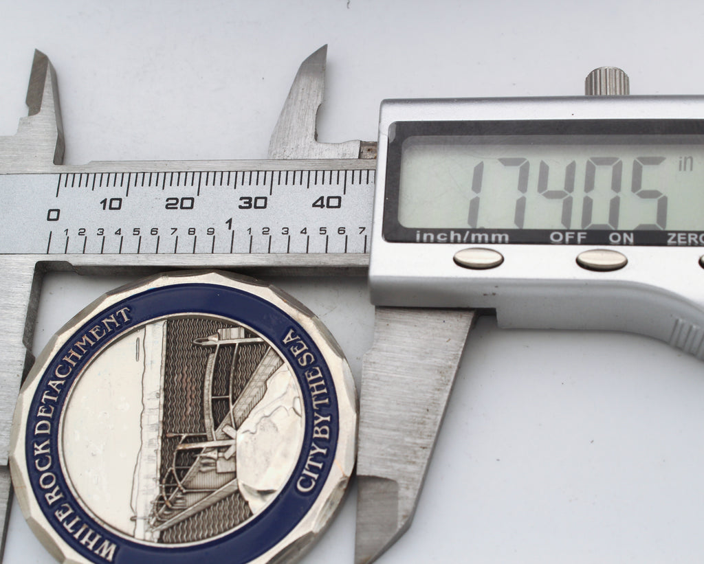 Royal Canadian Mounted Police RCMP White Rock Detachment Challenge Coin 1.75" - Pre-Owned