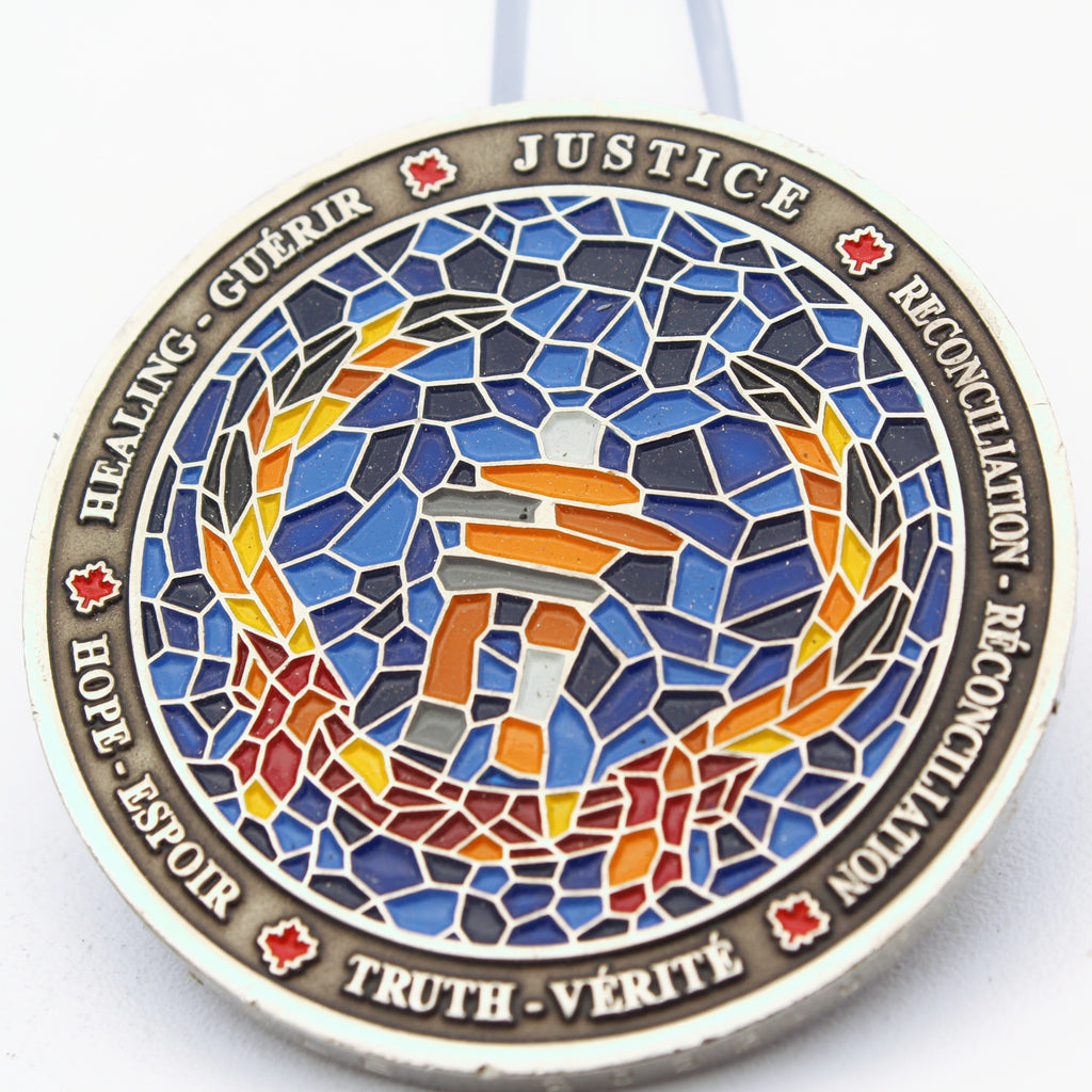 RCMP Royal Canadian Mounted Police Justice Truth Valor Challenge Coin 1.75" - Pre-Owned