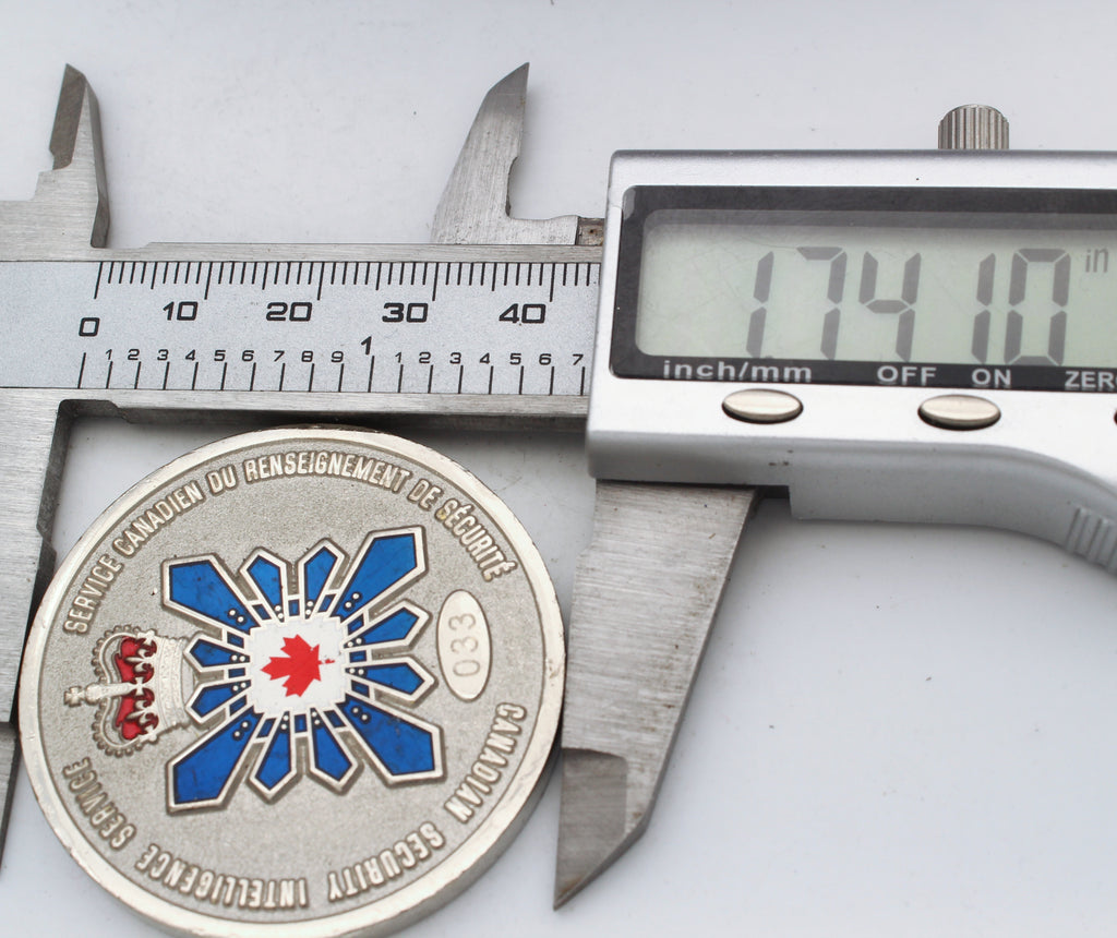 CSIS Canadian Security Intelligence Service Challenge Coin 1.75" | Learning & Development - Pre-Owned