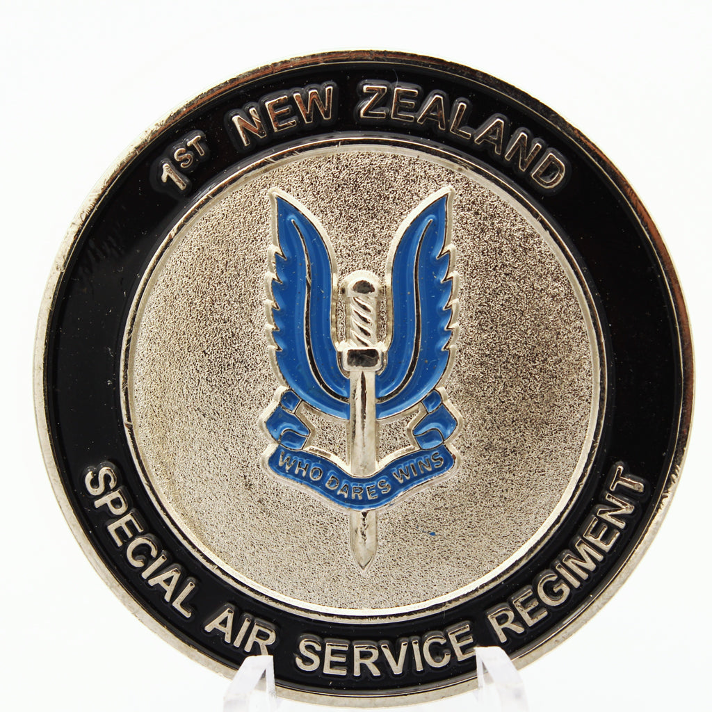 1st New Zealand Special Air Service Regiment Challenge Coin 1.75" | NZSAS - Pre-Owned