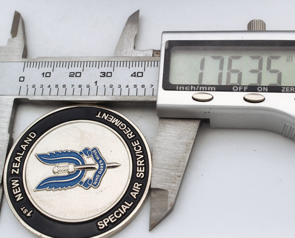 1st New Zealand Special Air Service Regiment Challenge Coin 1.75" | NZSAS - Pre-Owned