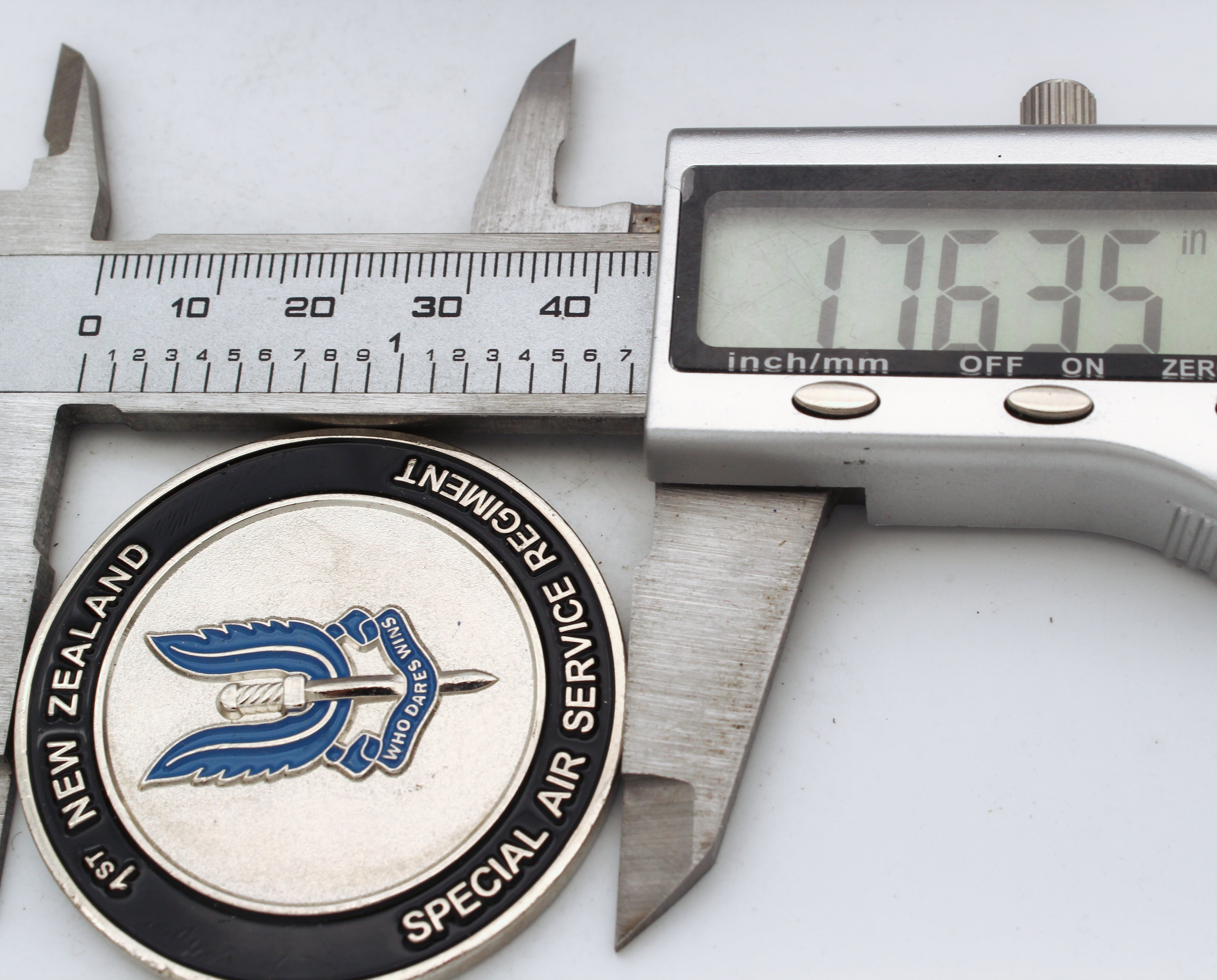 1st New Zealand Special Air Service Regiment Challenge Coin 1.75" | NZSAS - Pre-Owned