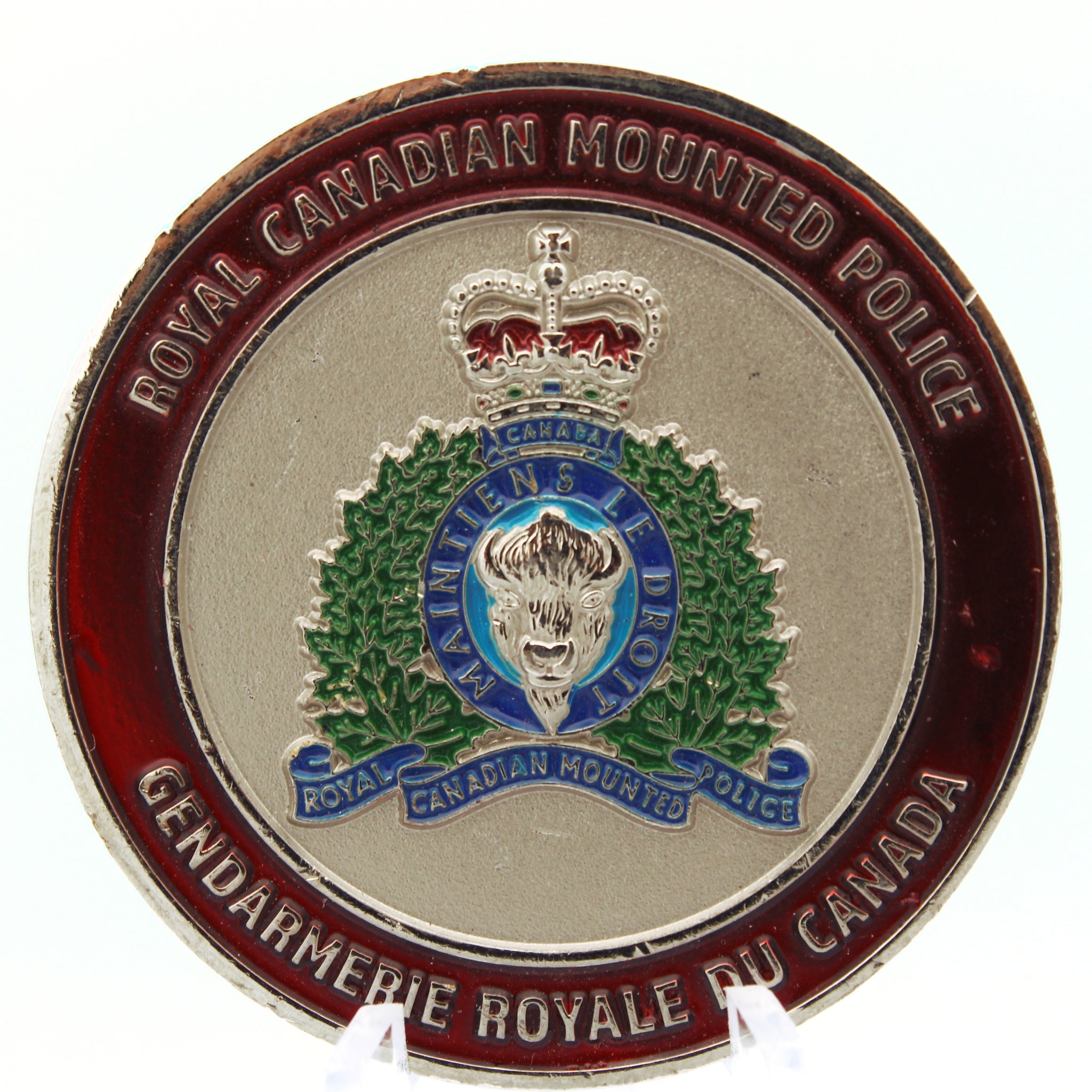 RCMP Royal Canadian Mounted Police Diversity Inclusion Challenge Coin 1.75" Copper - Pre-Owned