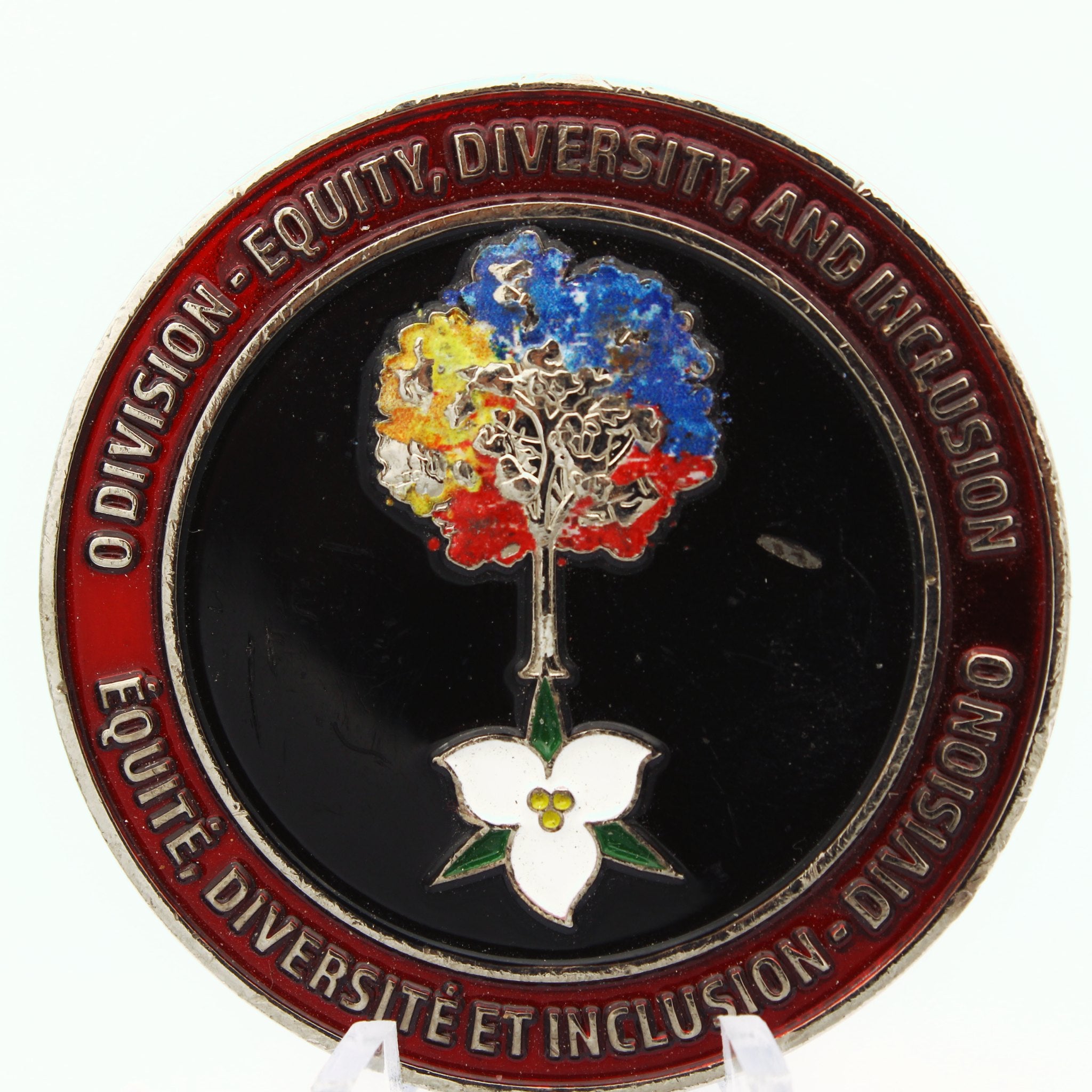 RCMP Royal Canadian Mounted Police Diversity Inclusion Challenge Coin 1.75" Copper - Pre-Owned