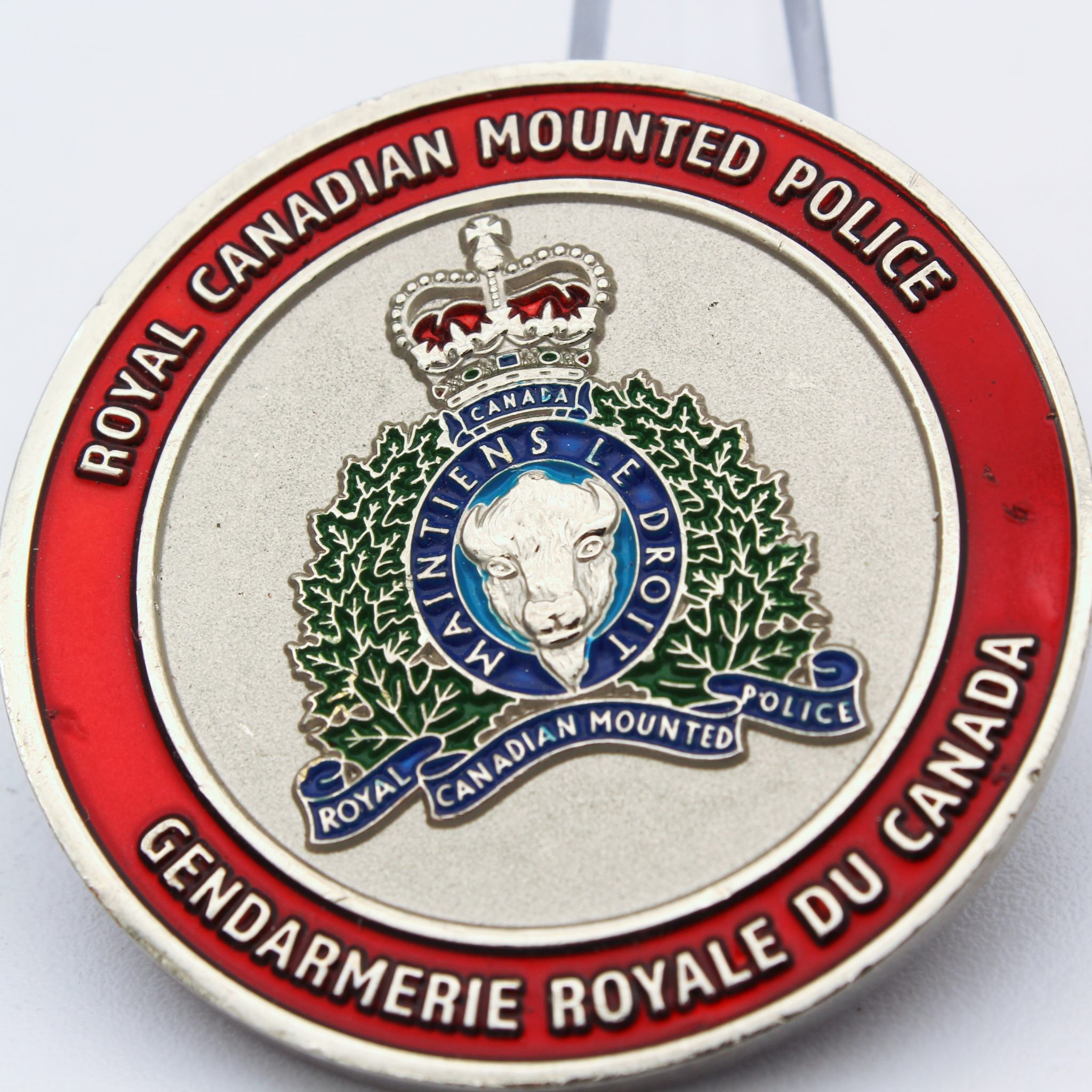 RCMP Royal Canadian Mounted Police Diversity Inclusion Challenge Coin 1.75" Copper - Pre-Owned