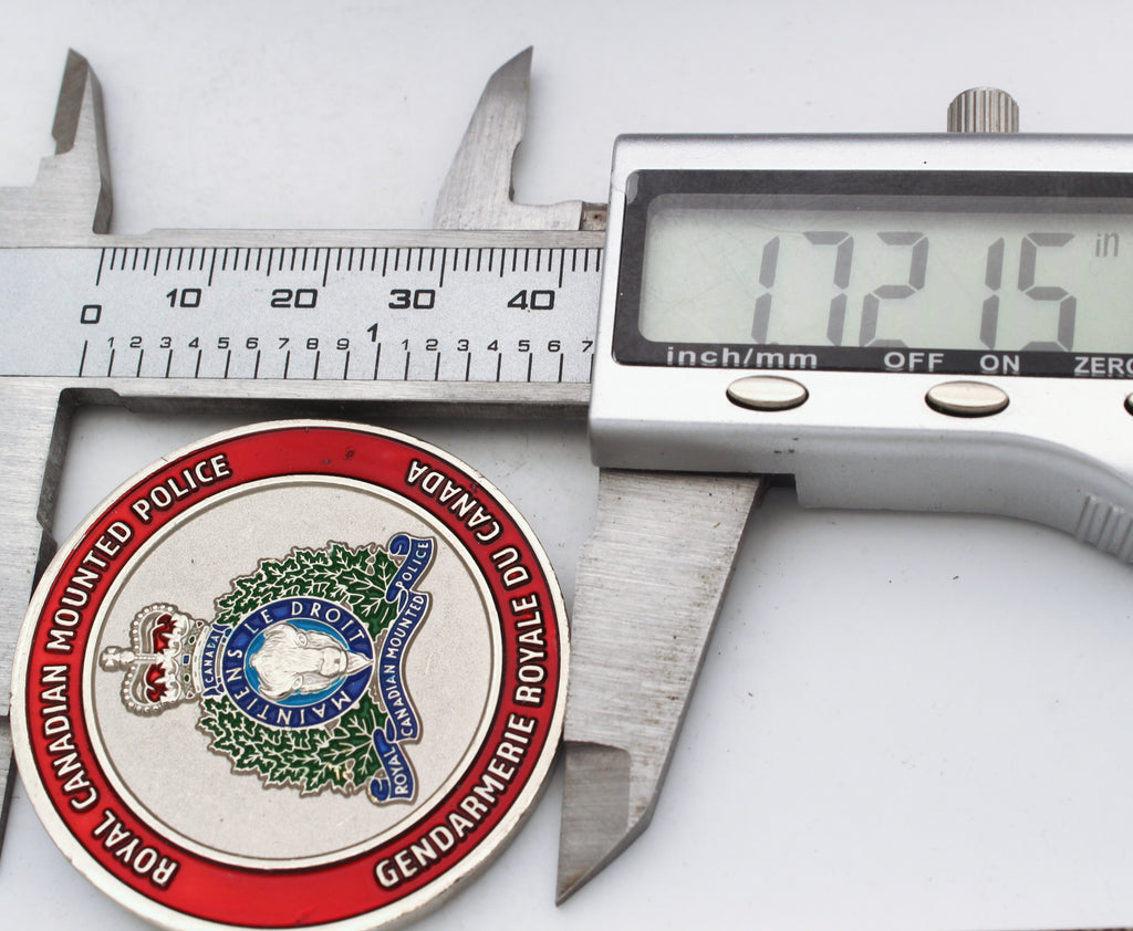 RCMP Royal Canadian Mounted Police Diversity Inclusion Challenge Coin 1.75" Copper - Pre-Owned