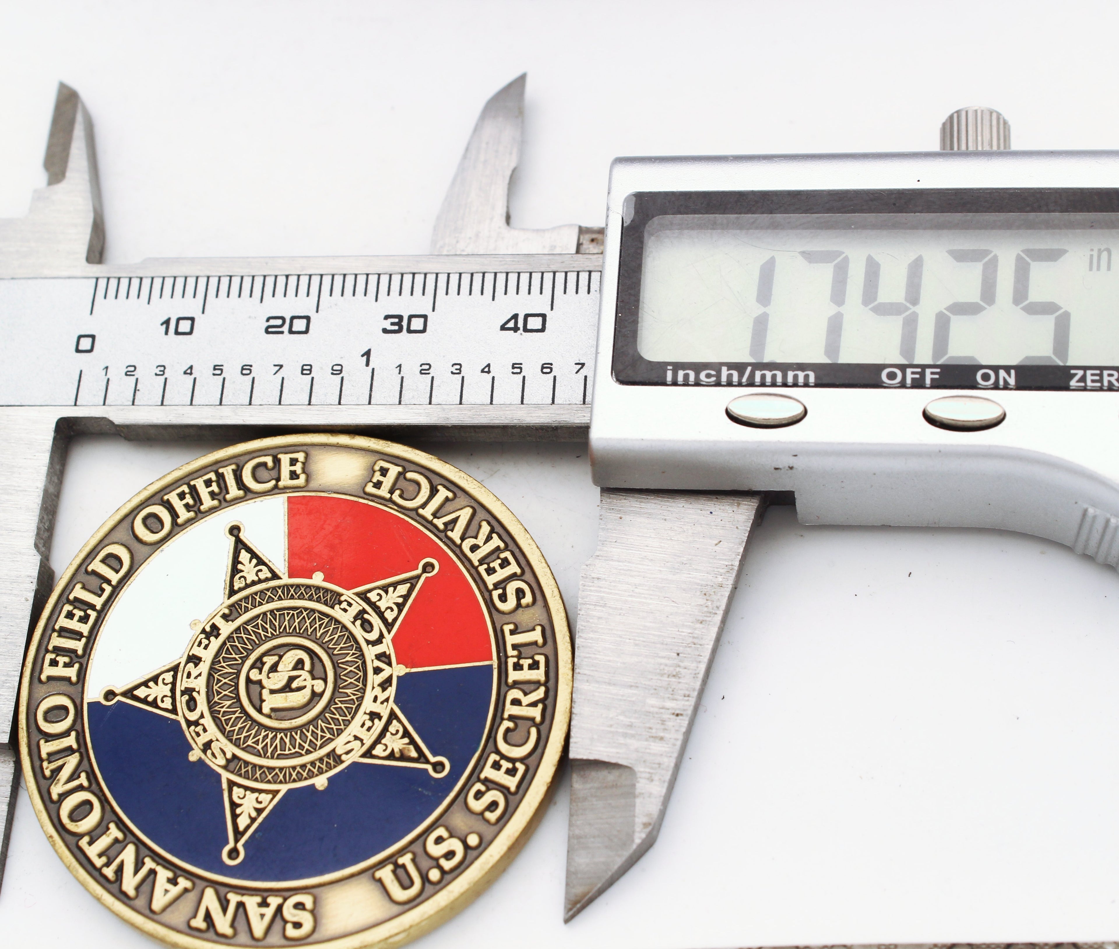U.S. Secret Service San Antonio Field Office Coin 1.75" Bronze – Texas Collectible - Pre-Owned