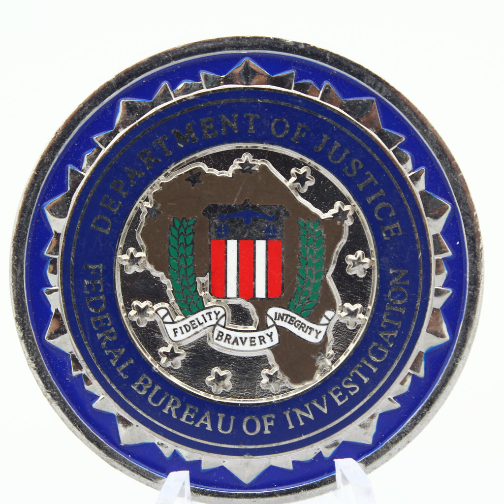 FBI LEGAT Rabat Morocco Coin 1.75" Bronze – Legal Attaché Collectible - Pre-Owned