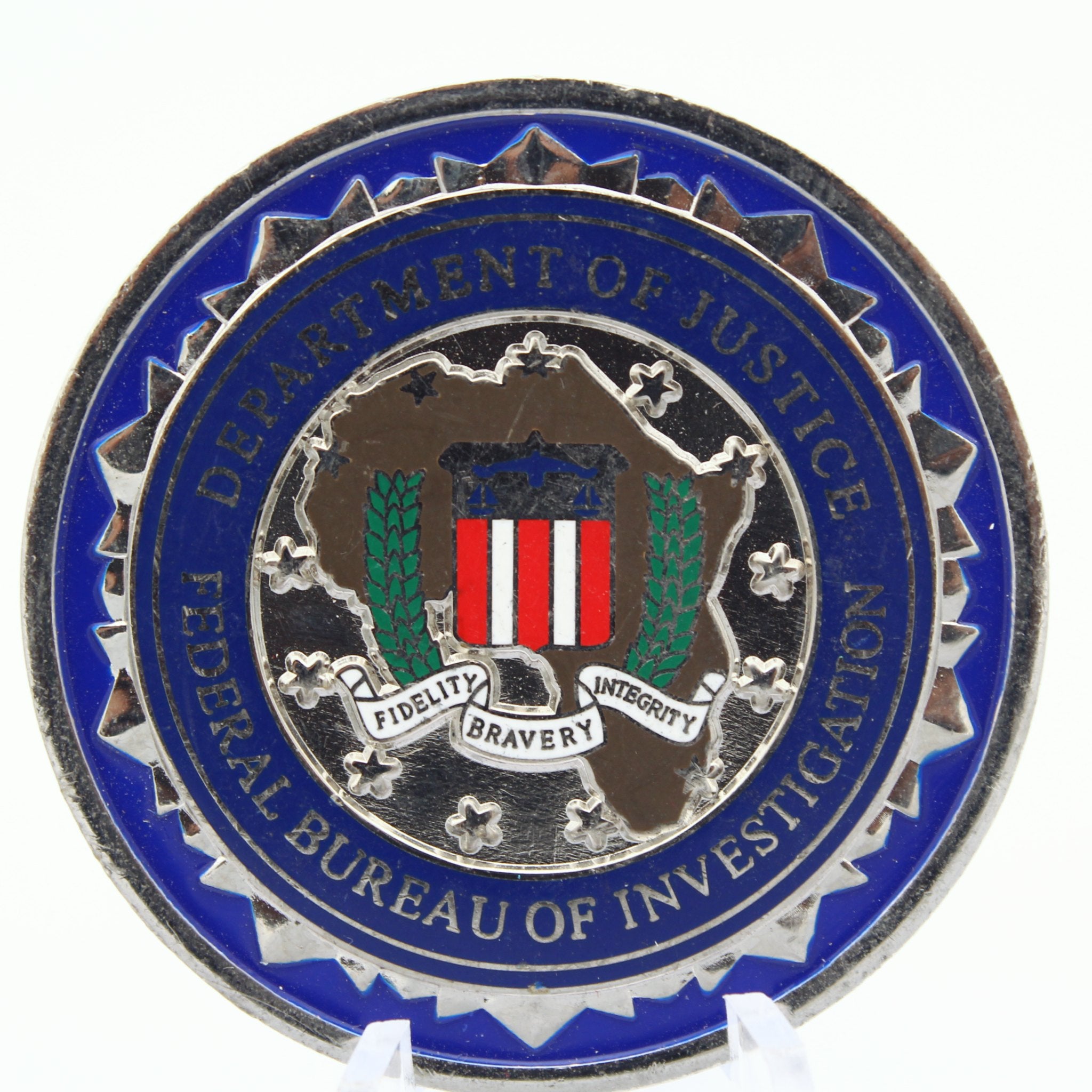 FBI LEGAT Rabat Morocco Coin 1.75" Bronze – Legal Attaché Collectible - Pre-Owned