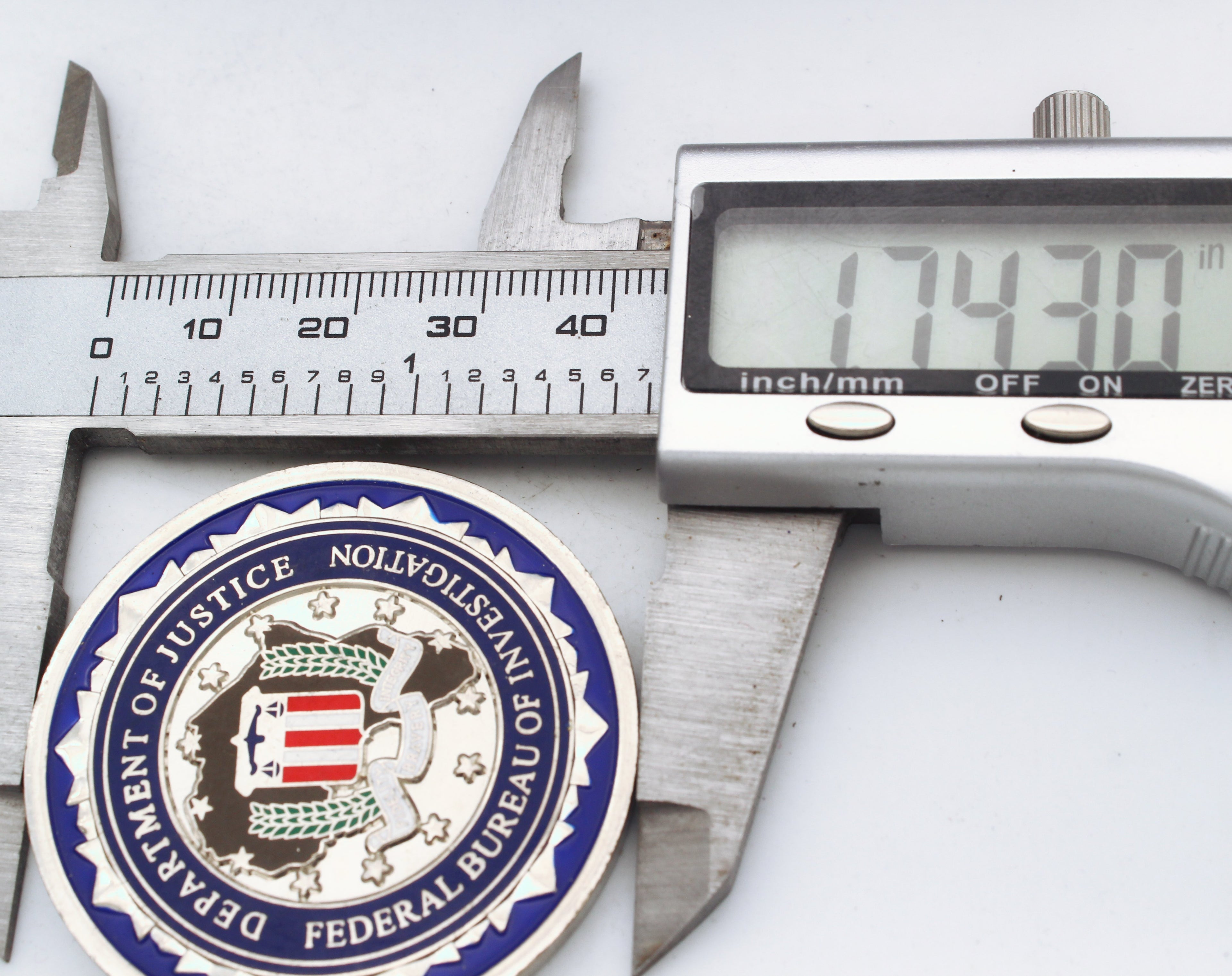 FBI LEGAT Rabat Morocco Coin 1.75" Bronze – Legal Attaché Collectible - Pre-Owned