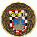 Brazil GATE Contra Terror Tactical Special Actions Challenge Coin 2" - Pre-Owned