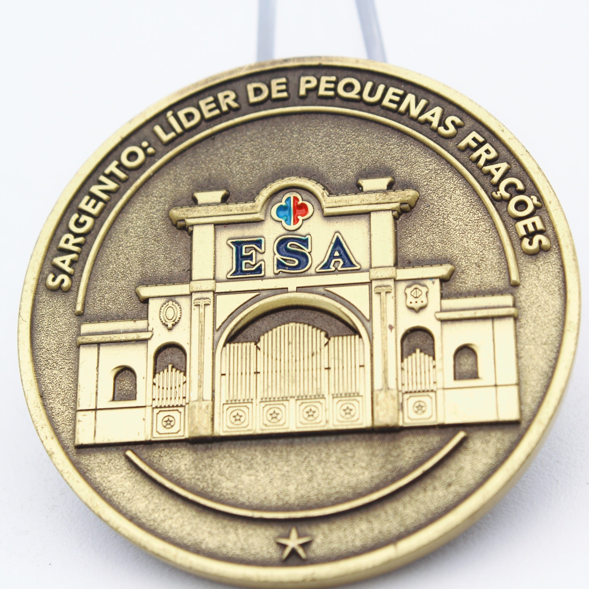 Brazil Army Infantry Course Challenge Coin – ESA Escola de Sargentos das Armas 1.75" Copper - Pre-Owned