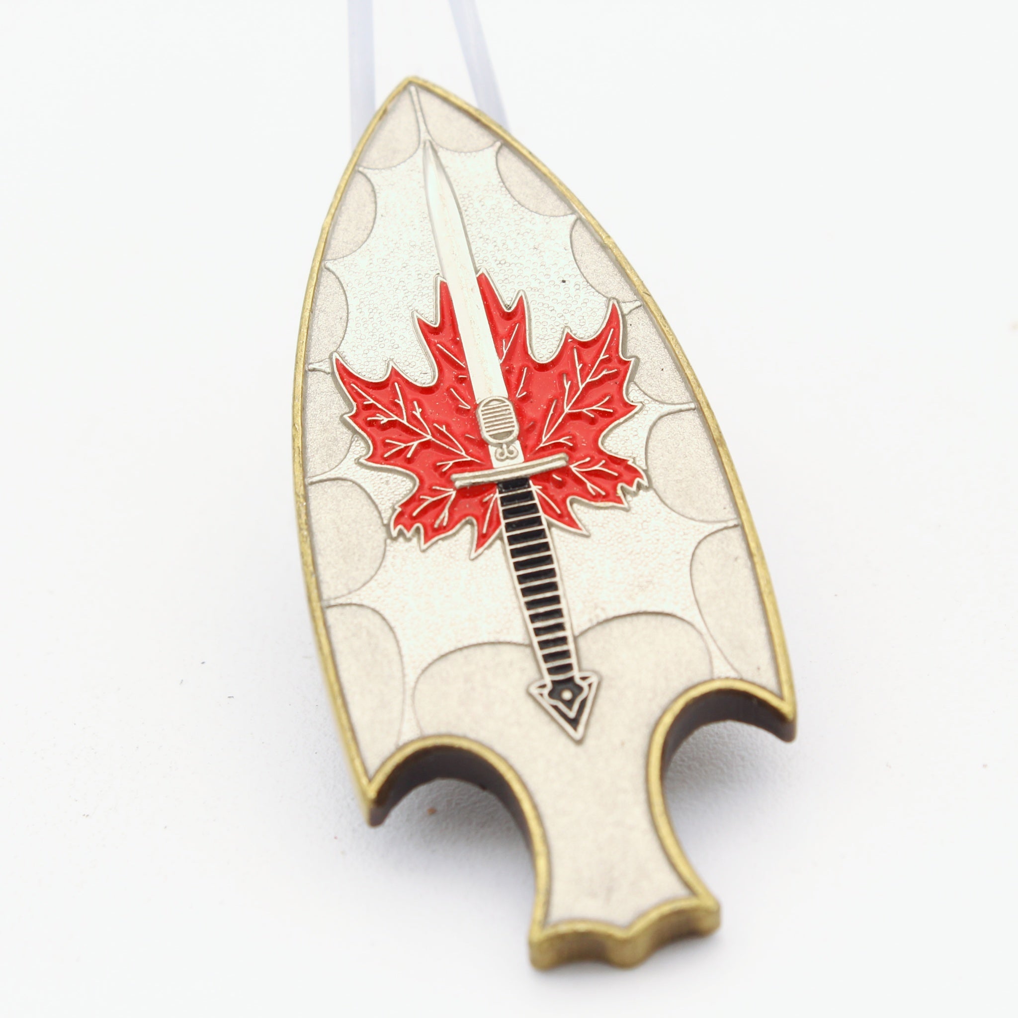 Canadian Special Operations Regiment Copper Arrowhead Tactical Challenge Coin -Winged Dagger & Maple Leaf – Operations Regiment - Pre-Owned