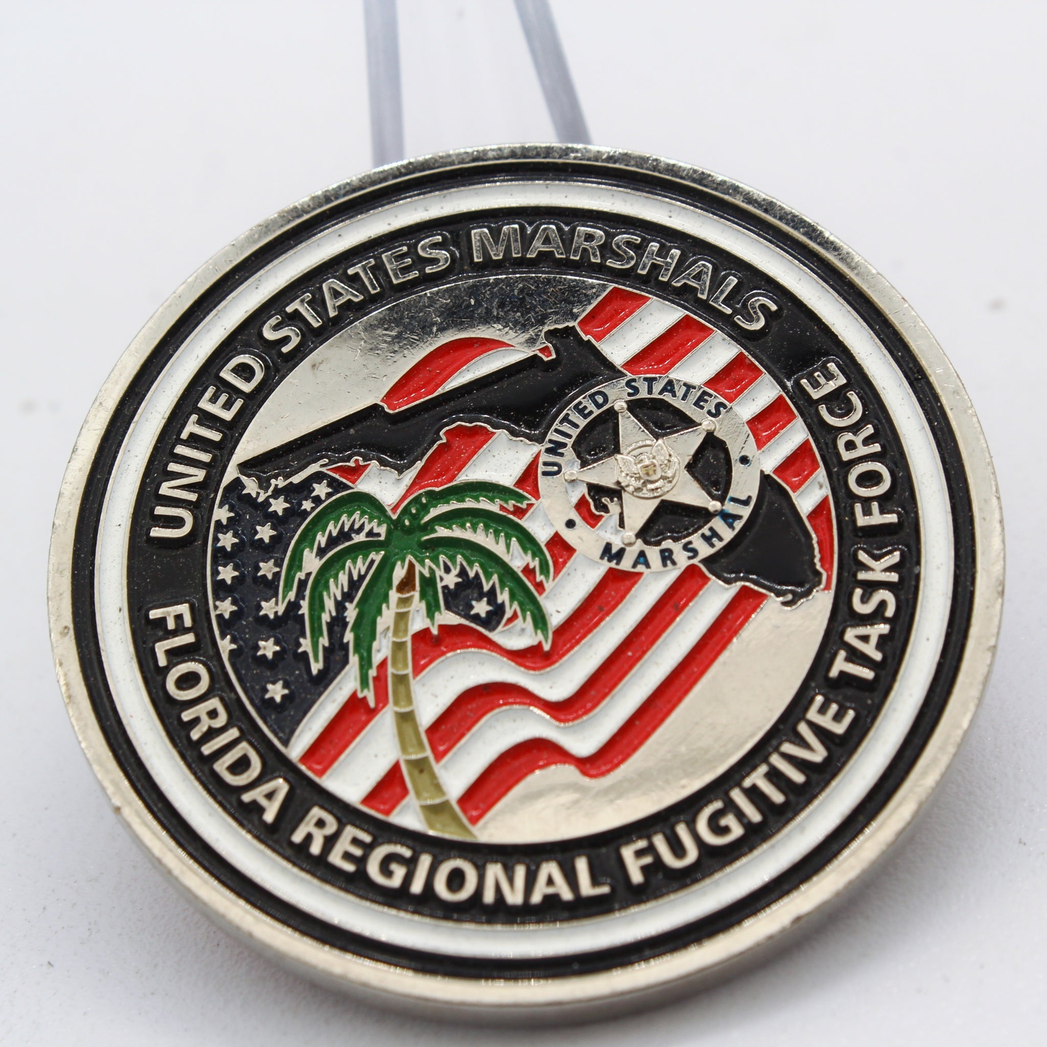 United States Marshals Regional Fugitive Task Force Commemorative Challenge Coin – 1.75″ - Pre-Owned