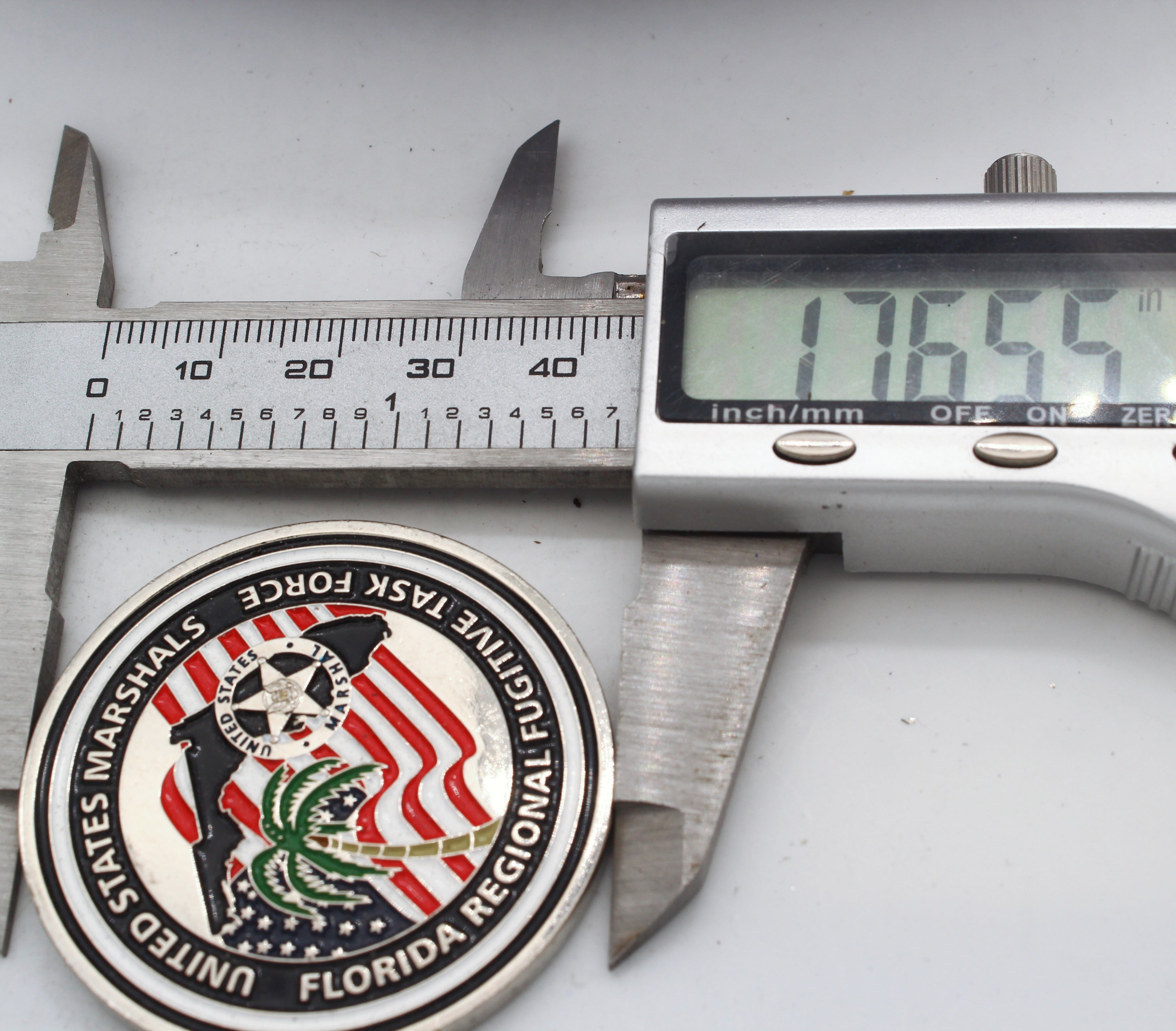 United States Marshals Regional Fugitive Task Force Commemorative Challenge Coin – 1.75″ - Pre-Owned