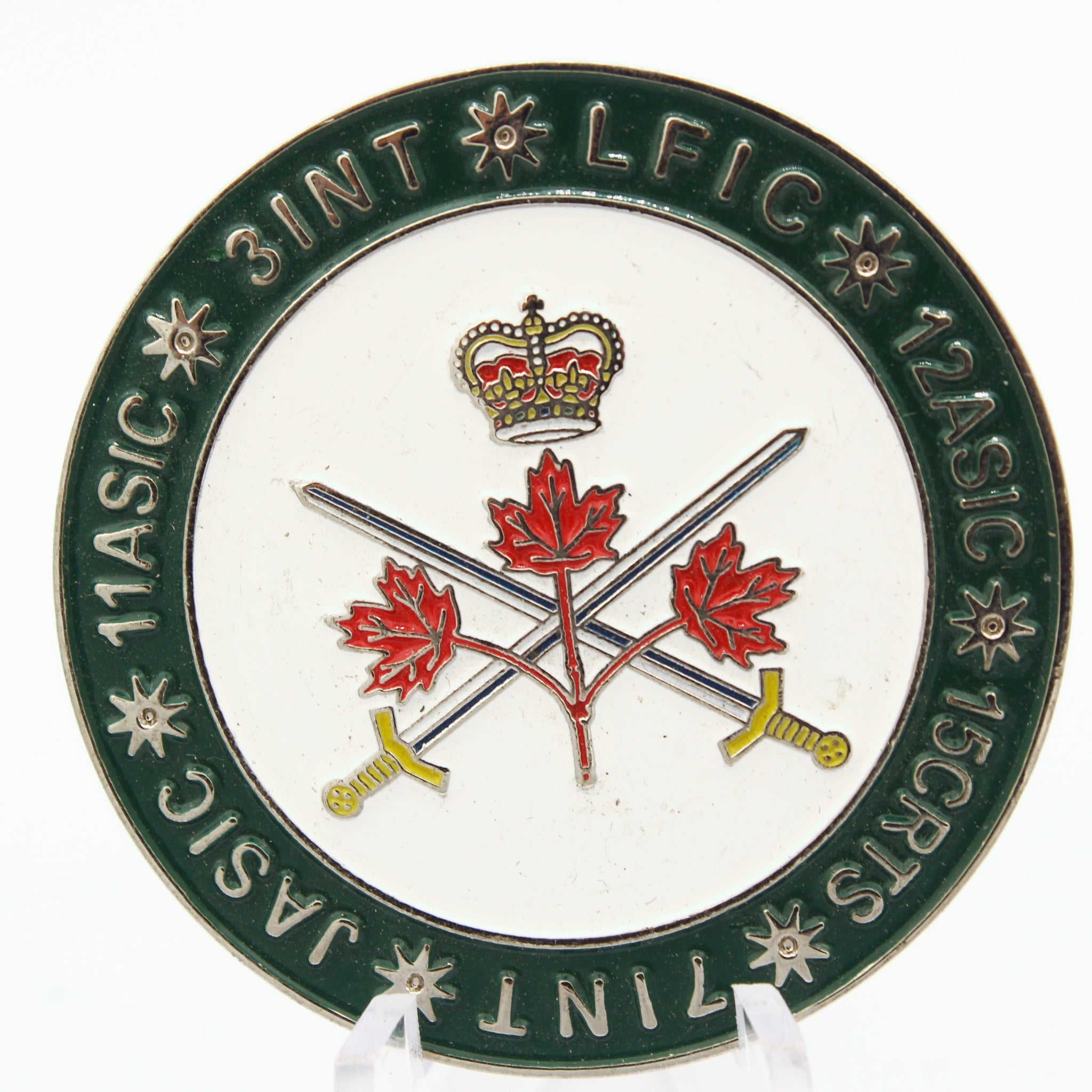 Canadian Army Intelligence Regiment Coin | Military Intelligence Challenge Coin 1.75″ - Pre-Owned