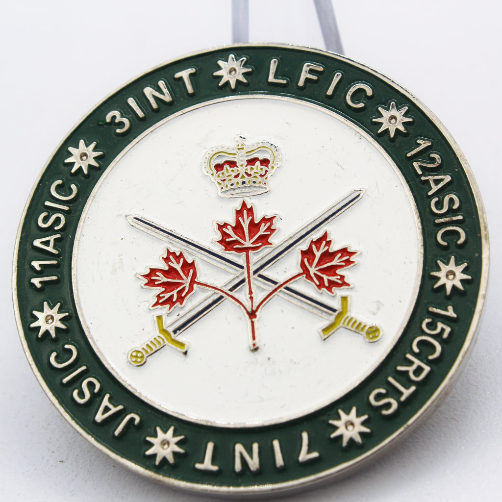 Canadian Army Intelligence Regiment Coin | Military Intelligence Challenge Coin 1.75″ - Pre-Owned
