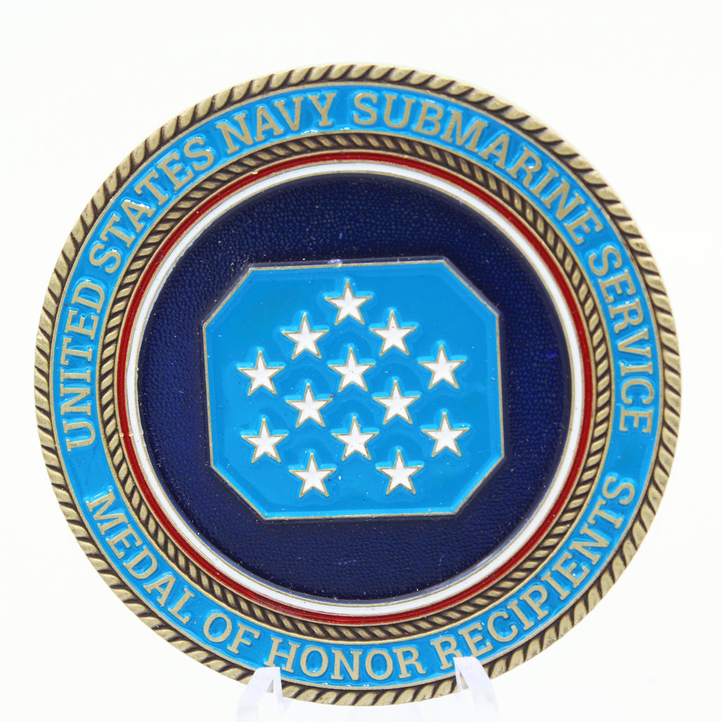 US Navy Submarine Service "All Gave Some" Challenge Coin 2 Inch - Pre-Owned