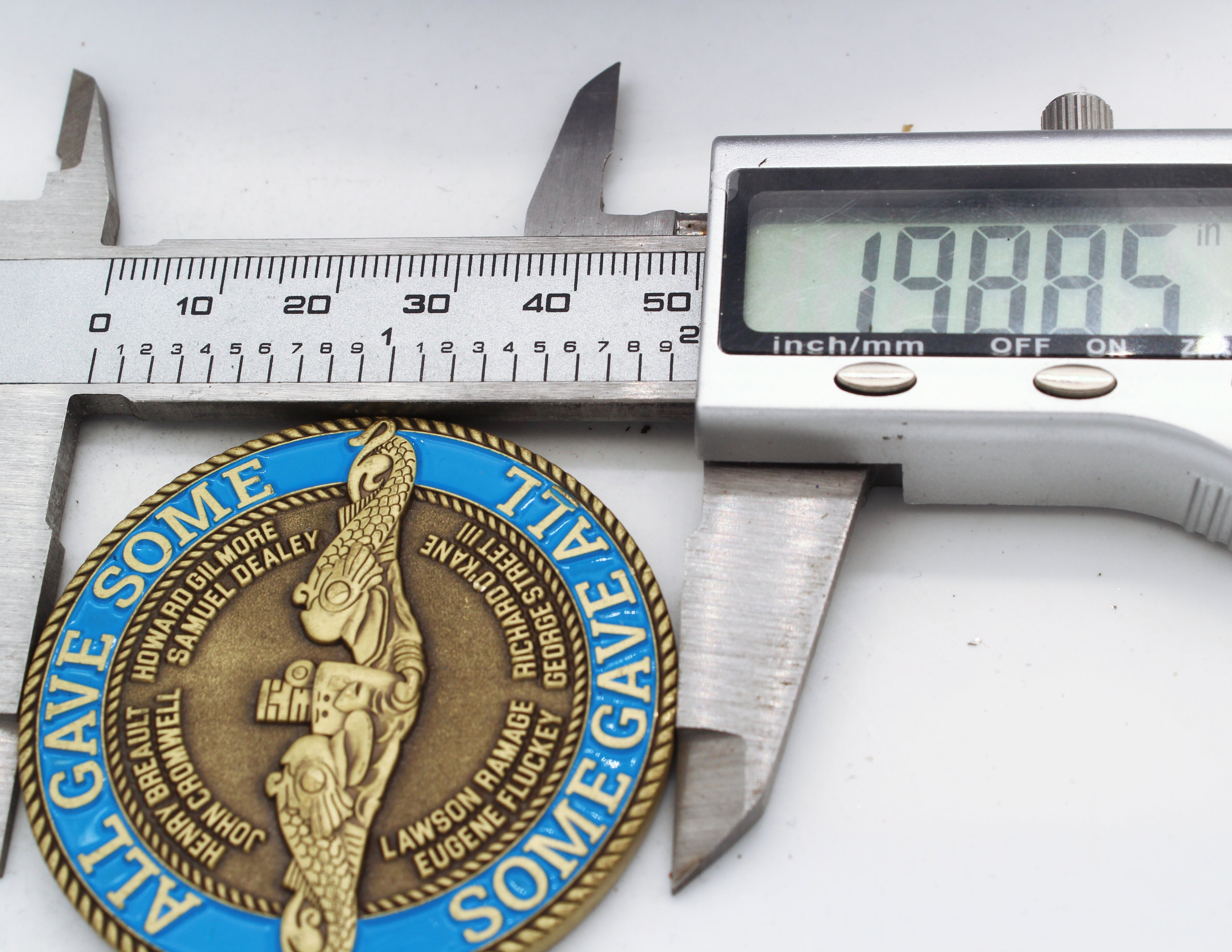 US Navy Submarine Service "All Gave Some" Challenge Coin 2 Inch - Pre-Owned