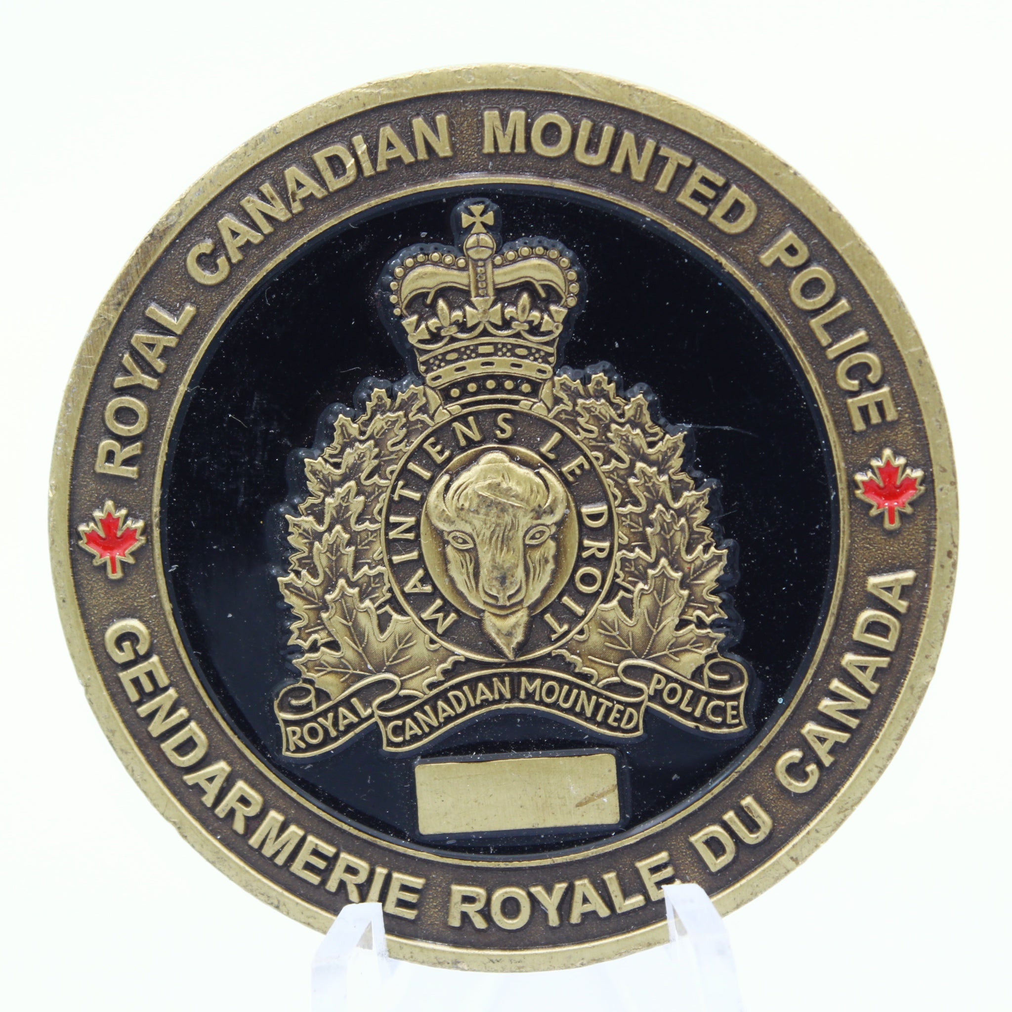 Royal Canadian Mounted Police Communications Challenge Coin 1.75″ - Pre-Owned