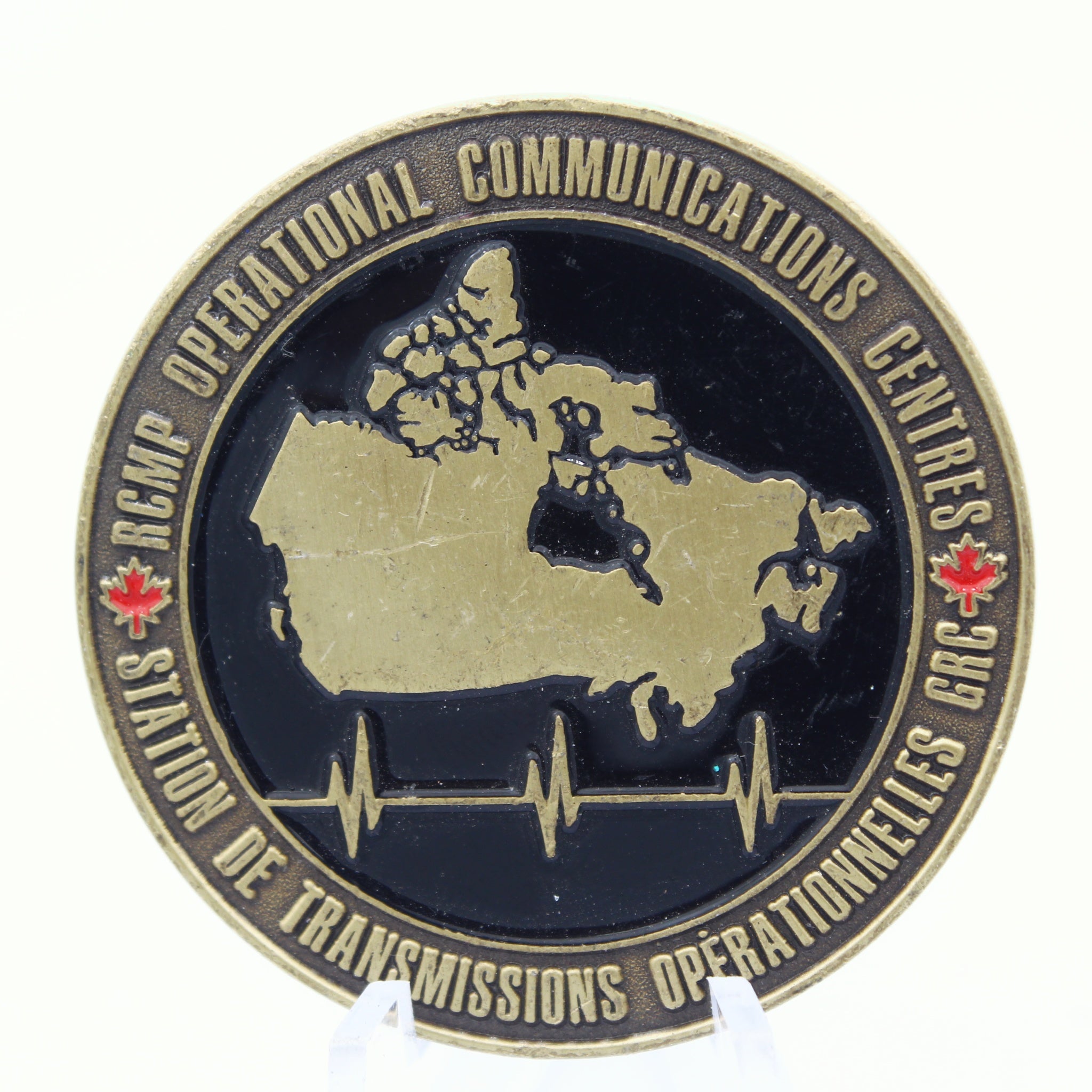 Royal Canadian Mounted Police Communications Challenge Coin 1.75″ - Pre-Owned
