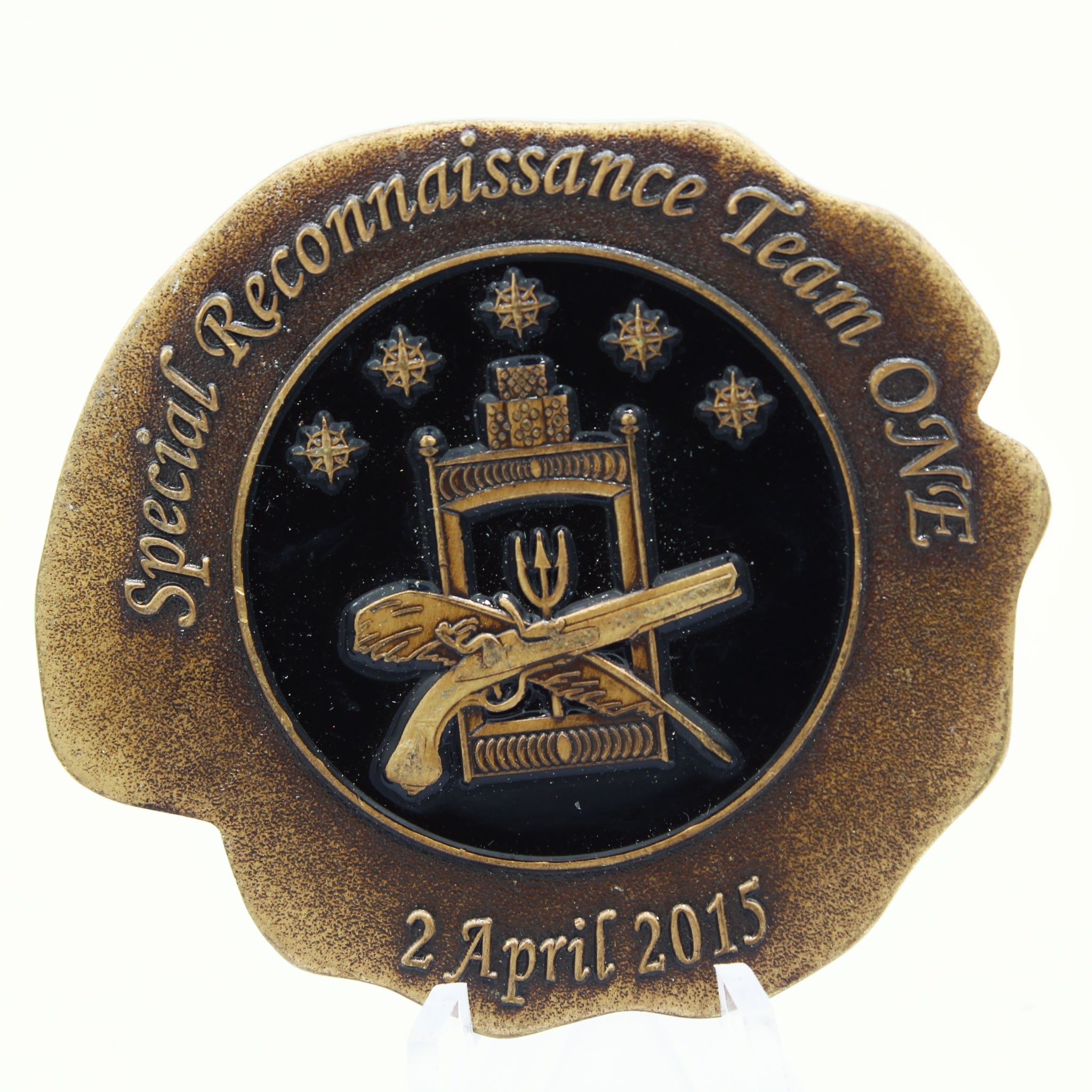 Navy Seal Special Reconnaissance Team One Commemorative Challenge Coin 2″ Copper - Pre-Owned