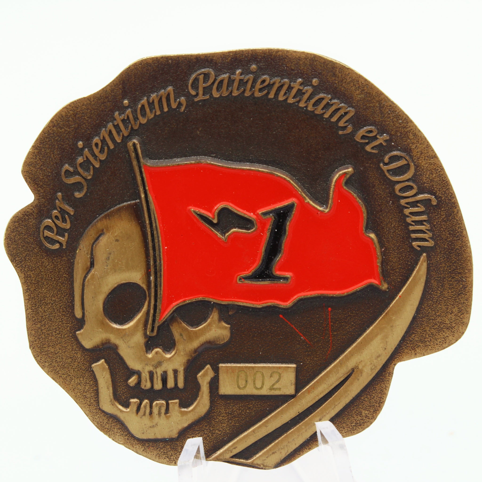 Navy Seal Special Reconnaissance Team One Commemorative Challenge Coin 2″ Copper - Pre-Owned
