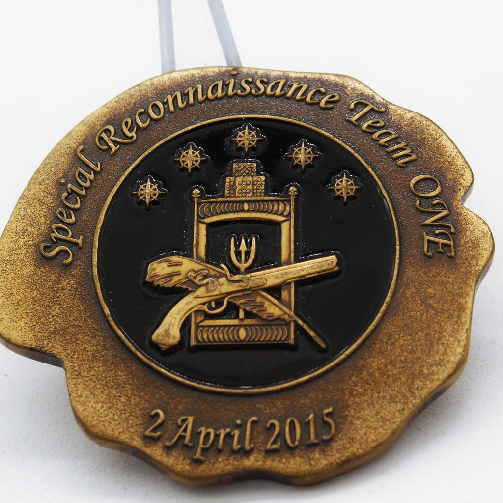 Navy Seal Special Reconnaissance Team One Commemorative Challenge Coin 2″ Copper - Pre-Owned
