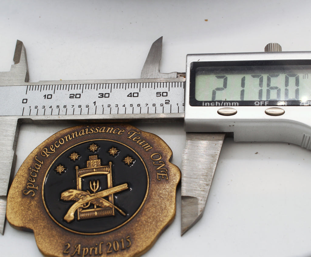 Navy Seal Special Reconnaissance Team One Commemorative Challenge Coin 2″ Copper - Pre-Owned