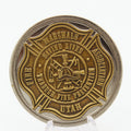 Utah Fire Prevention Challenge Coin 1.75″ – Firefighters Prayer Tribute - Pre-Owned