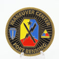 U.S. Army Maneuver Center Fort Benning Challenge Coin – Follow Me, 1.6” Copper Pre-Owned Collectible