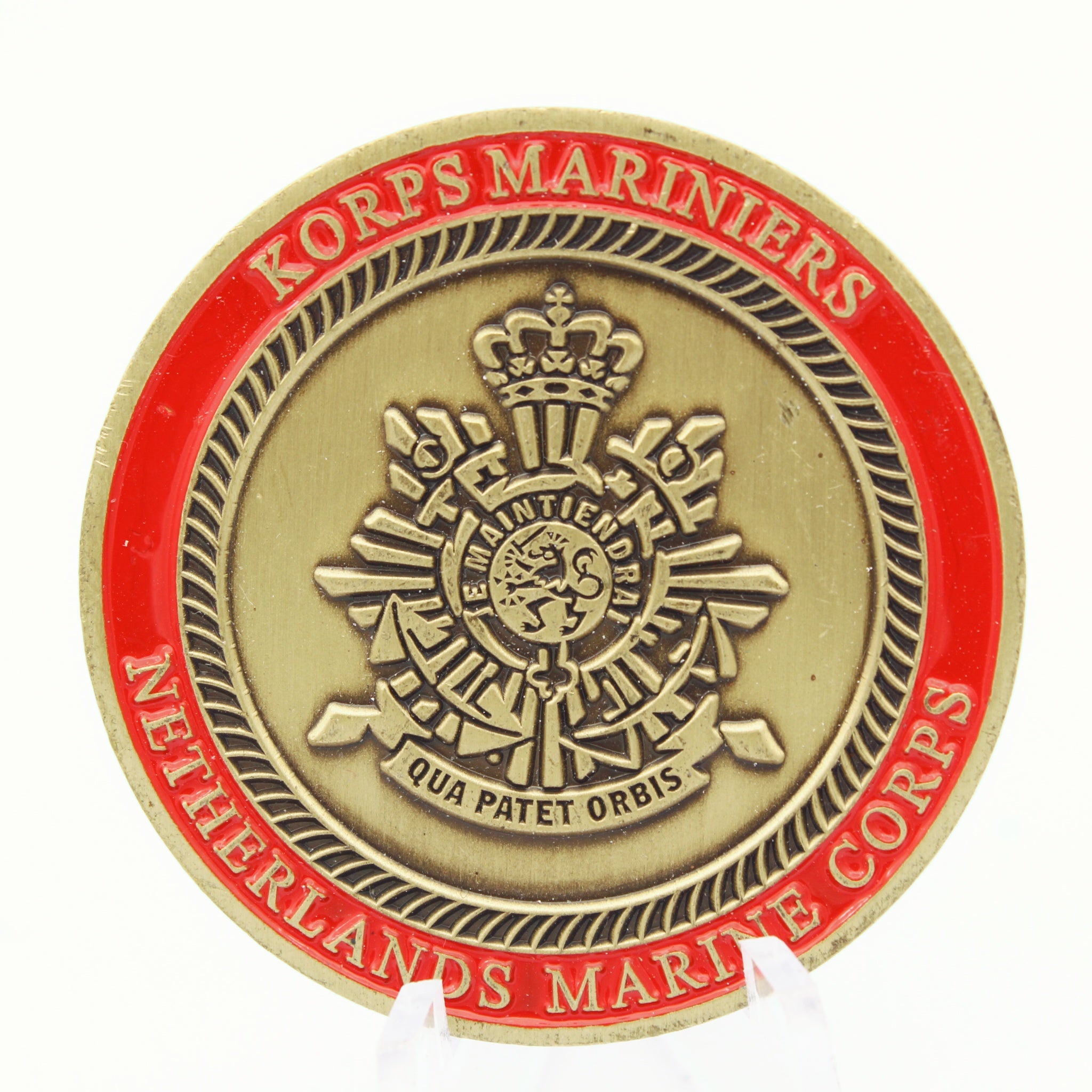 Korps Mariniers Netherlands Korps Mariniers Historical Challenge Coin 1.65″ - Pre-Owned