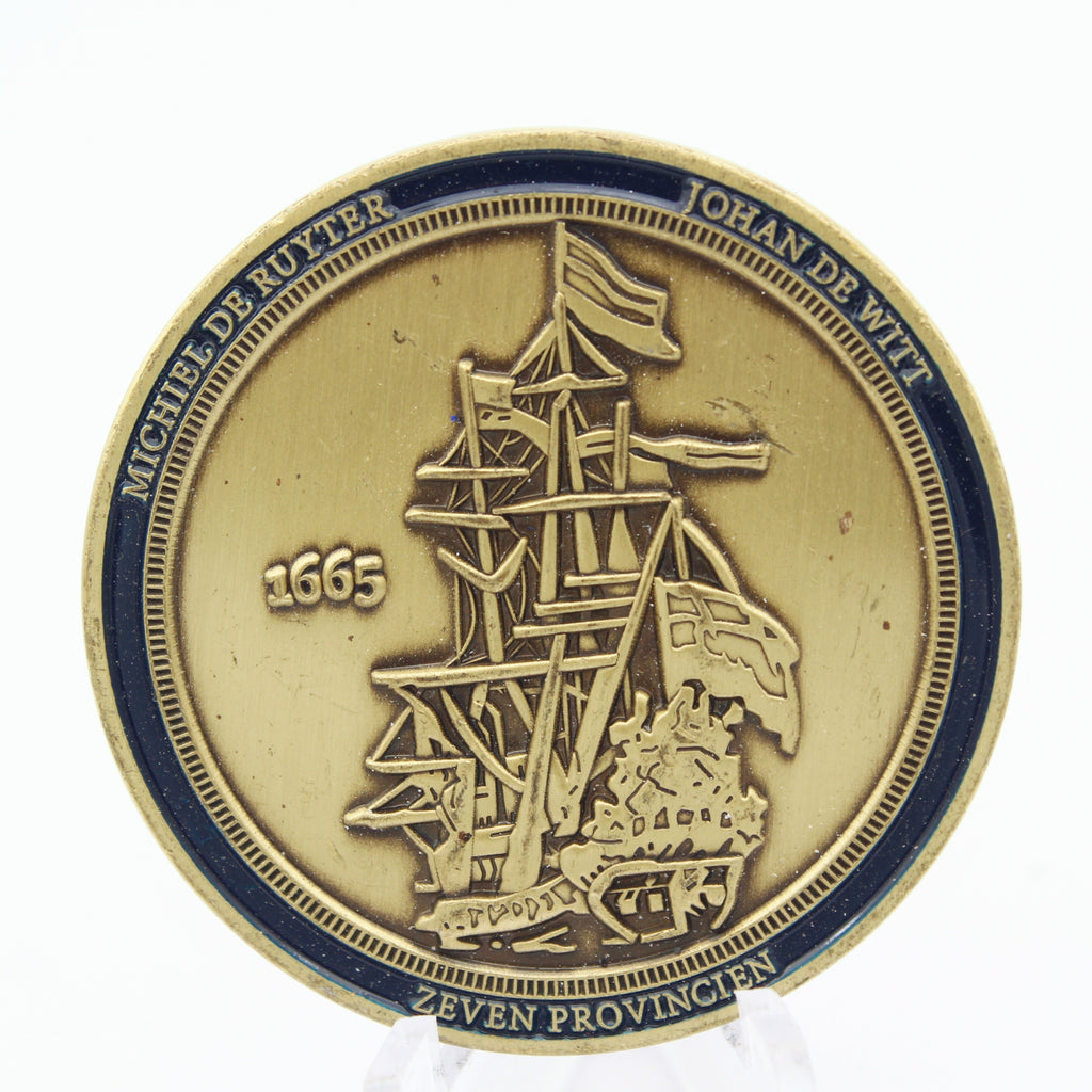 Korps Mariniers Netherlands Korps Mariniers Historical Challenge Coin 1.65″ - Pre-Owned