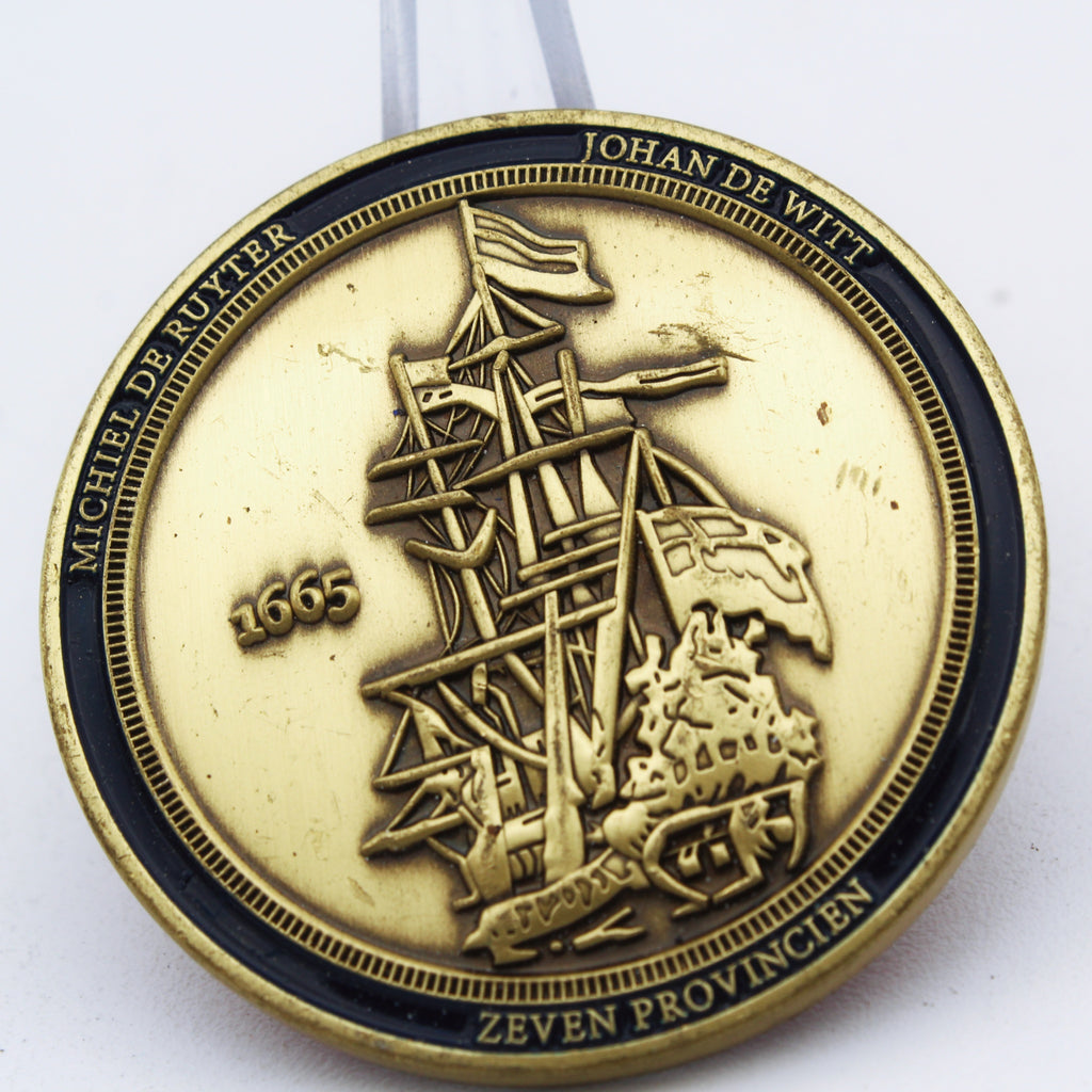 Korps Mariniers Netherlands Korps Mariniers Historical Challenge Coin 1.65″ - Pre-Owned