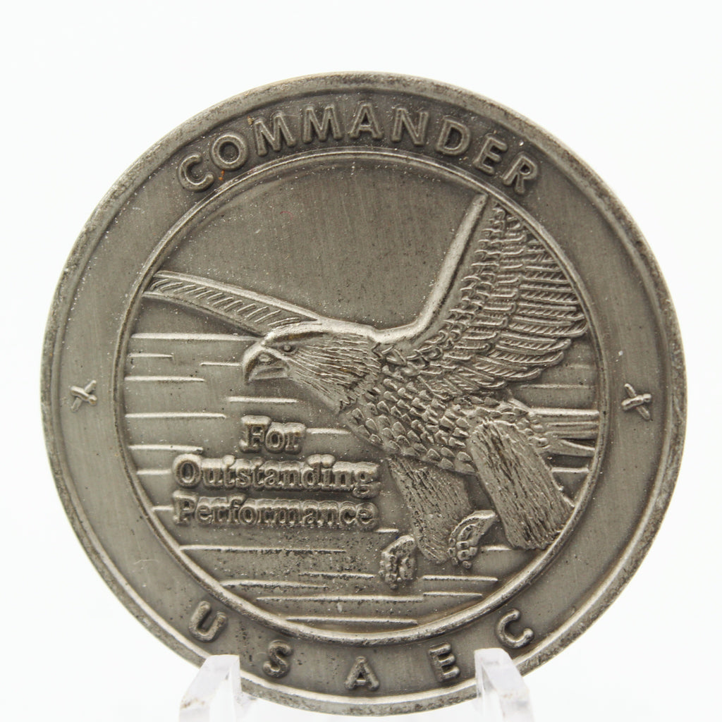 U.S. Army Environmental Command USAEC Commander Challenge Coin – 1.5” Copper Pre-Owned Collectible