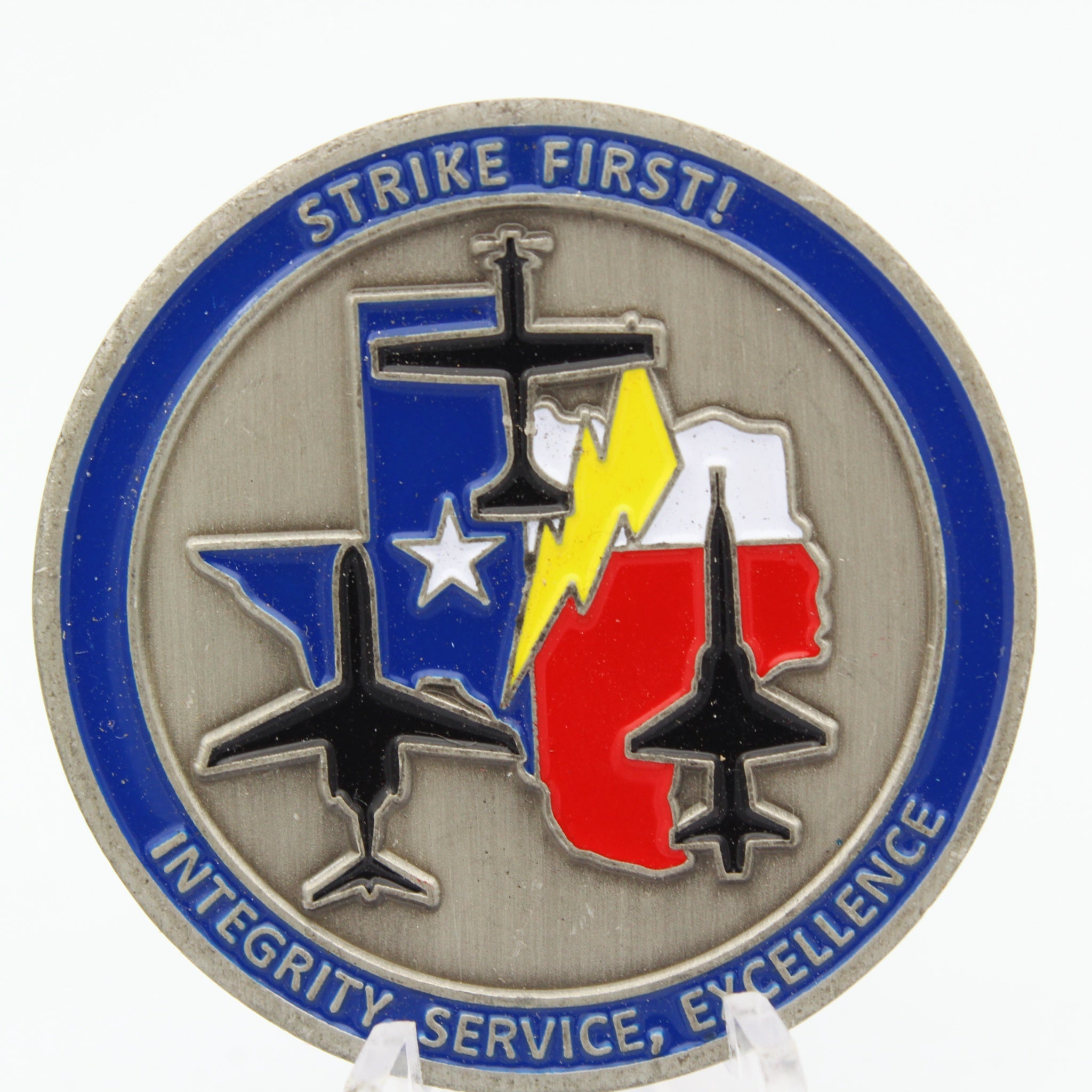 47th Student Squadron Challenge Coin – Laughlin AFB TX Air Force Collectible, 1.75” Copper Pre-owned