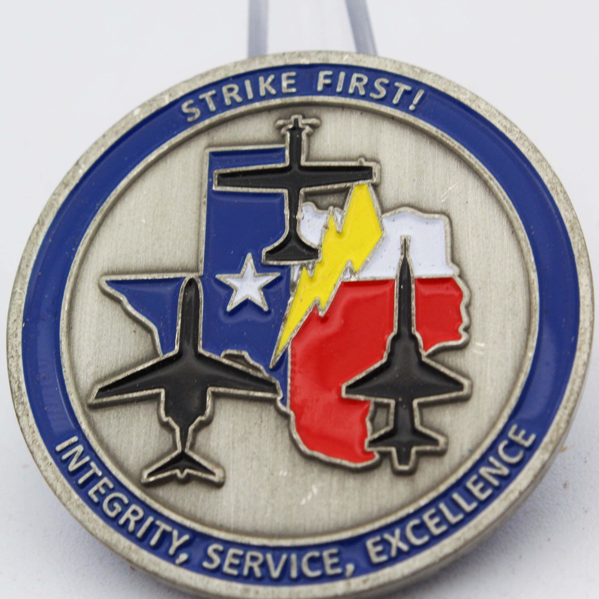 47th Student Squadron Challenge Coin – Laughlin AFB TX Air Force Collectible, 1.75” Copper Pre-owned