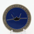 94th Fighter Squadron Hat in the Ring Challenge Coin – USAF Aviation Collectible, 1.5” Copper Pre-owned