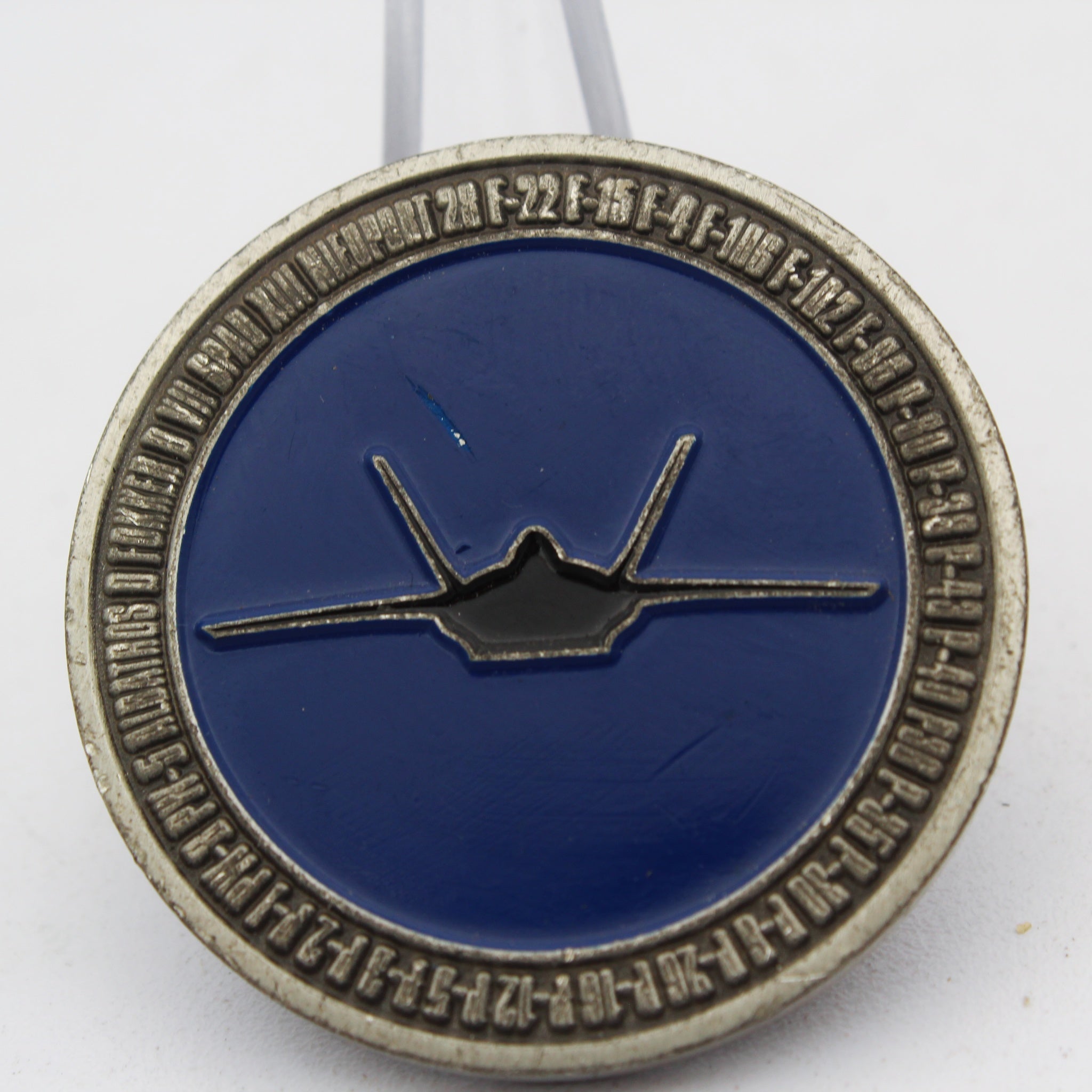 94th Fighter Squadron Hat in the Ring Challenge Coin – USAF Aviation Collectible, 1.5” Copper Pre-owned