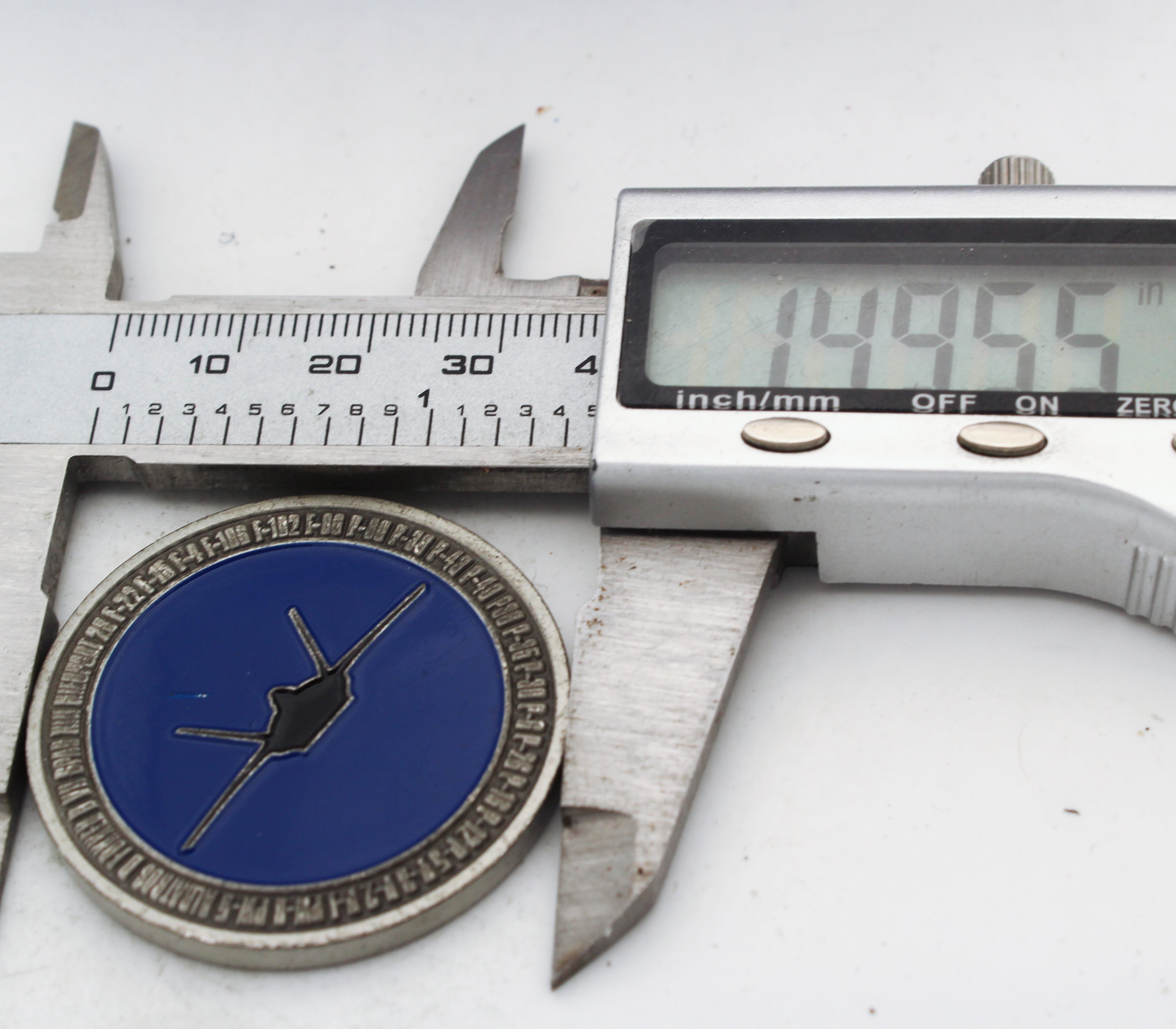 94th Fighter Squadron Hat in the Ring Challenge Coin – USAF Aviation Collectible, 1.5” Copper Pre-owned