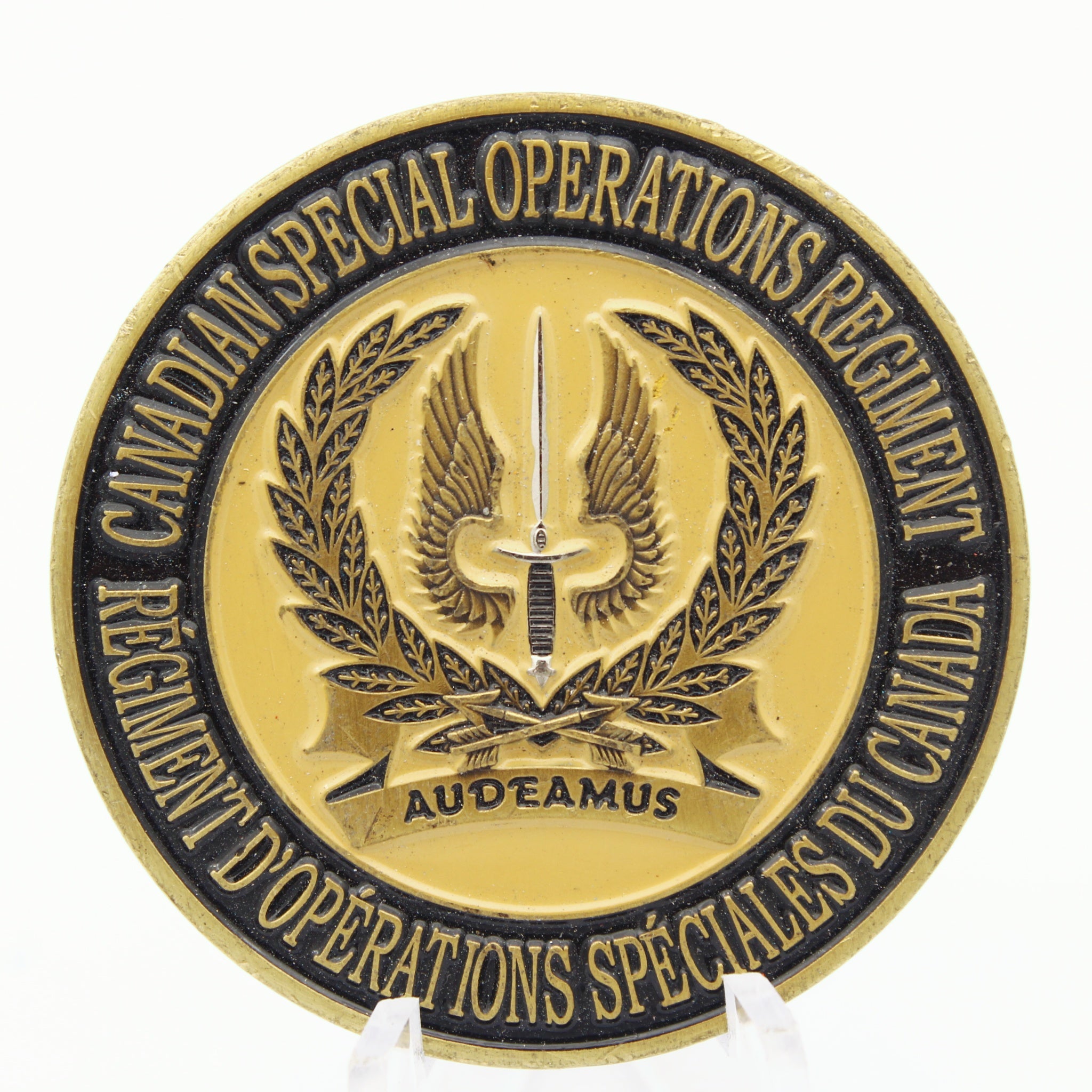 Canadian Special Operations Regiment CSOR Audemus Challenge Coin 1.75” – Pre-Owned