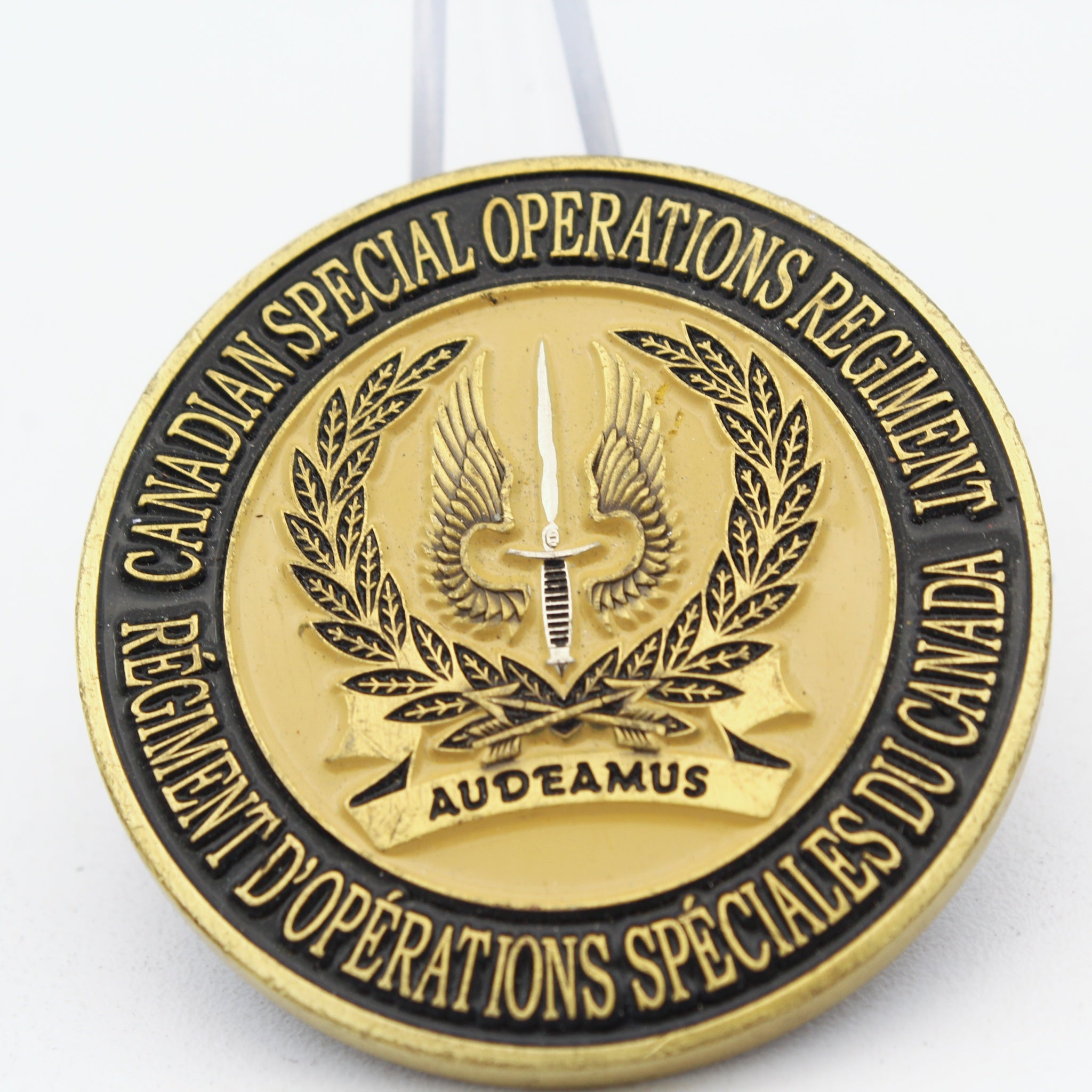 Canadian Special Operations Regiment CSOR Audemus Challenge Coin 1.75” – Pre-Owned