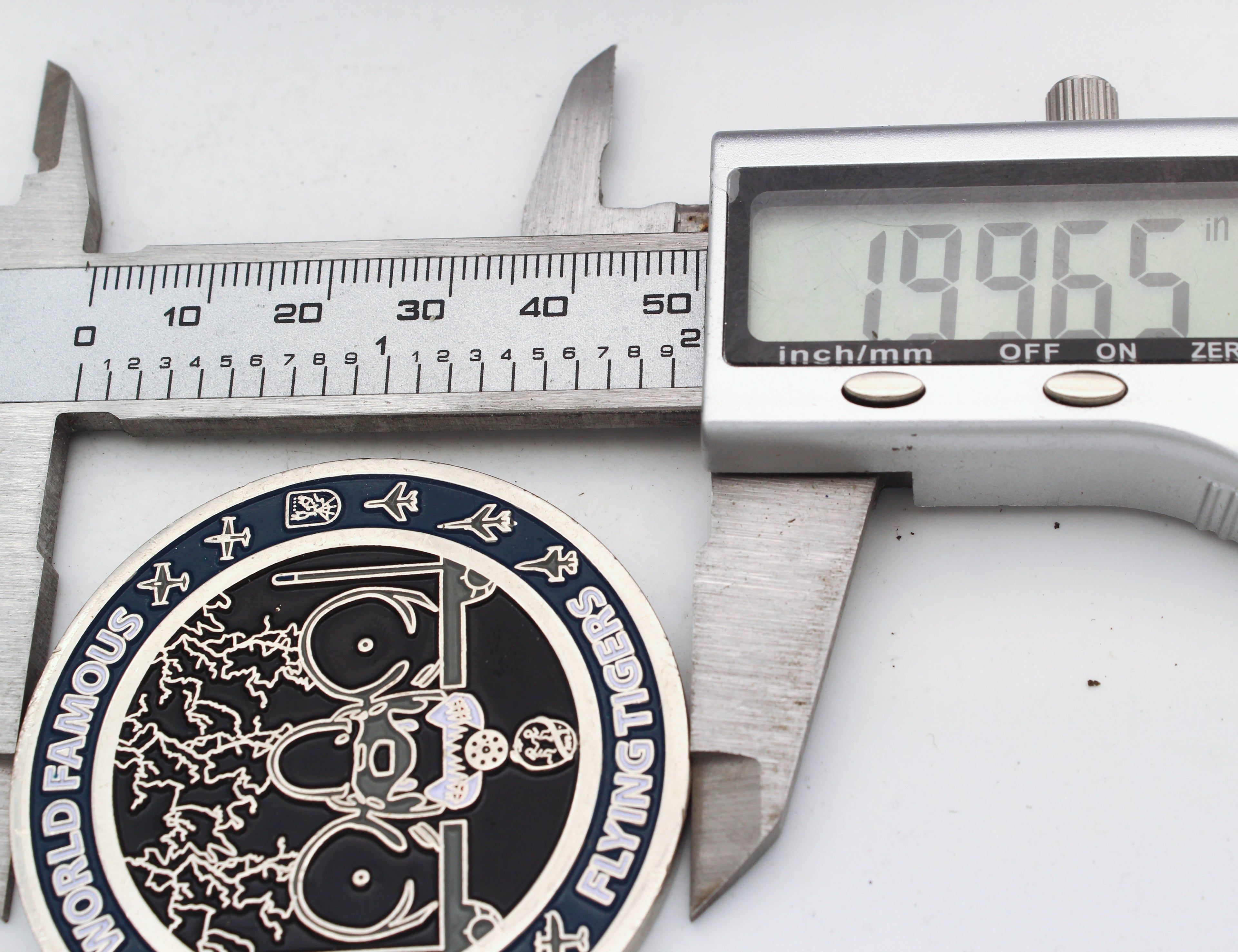 74th Fighter Squadron “Flying Tigers” Challenge Coin 2” Copper – Pre-Owned