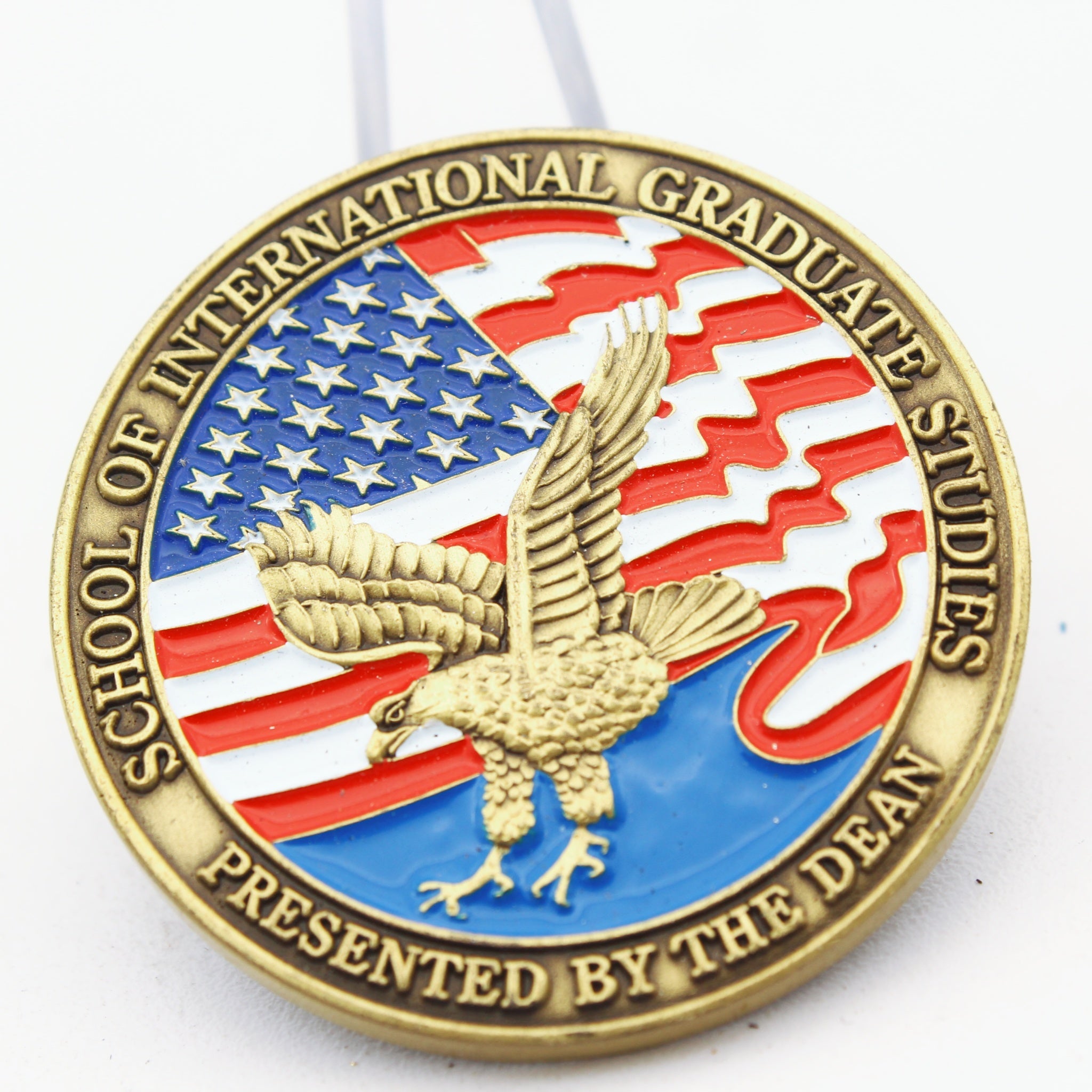 Naval Postgraduate School NPS International Graduate Studies Challenge Coin 1.5” Copper – Pre-Owned