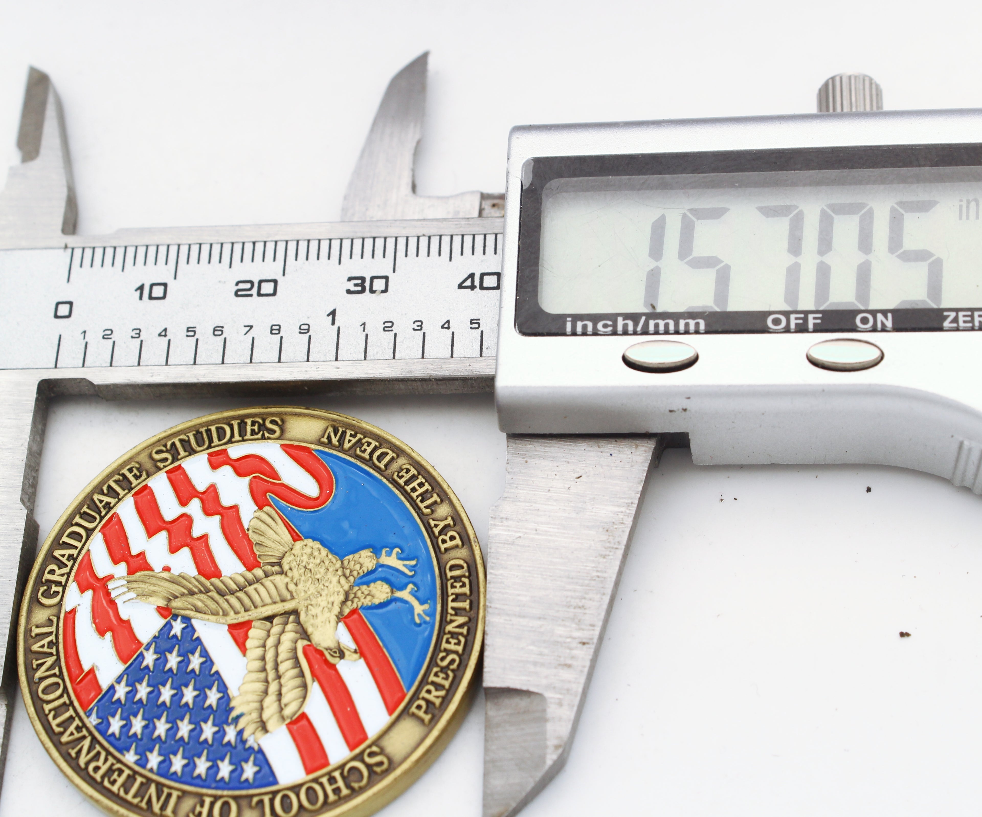 Naval Postgraduate School NPS International Graduate Studies Challenge Coin 1.5” Copper – Pre-Owned