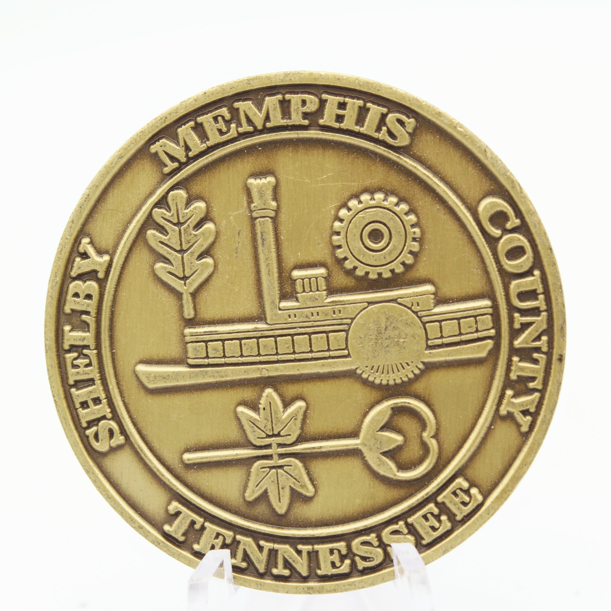 SS Memphis SSN-691 Submarine Challenge Coin 1.75” Copper – Pre-Owned