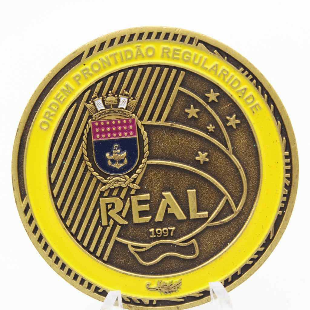 Brazilian Navy “Marinha do Brasil” Personnel Directorate Challenge Coin 1.75” Copper