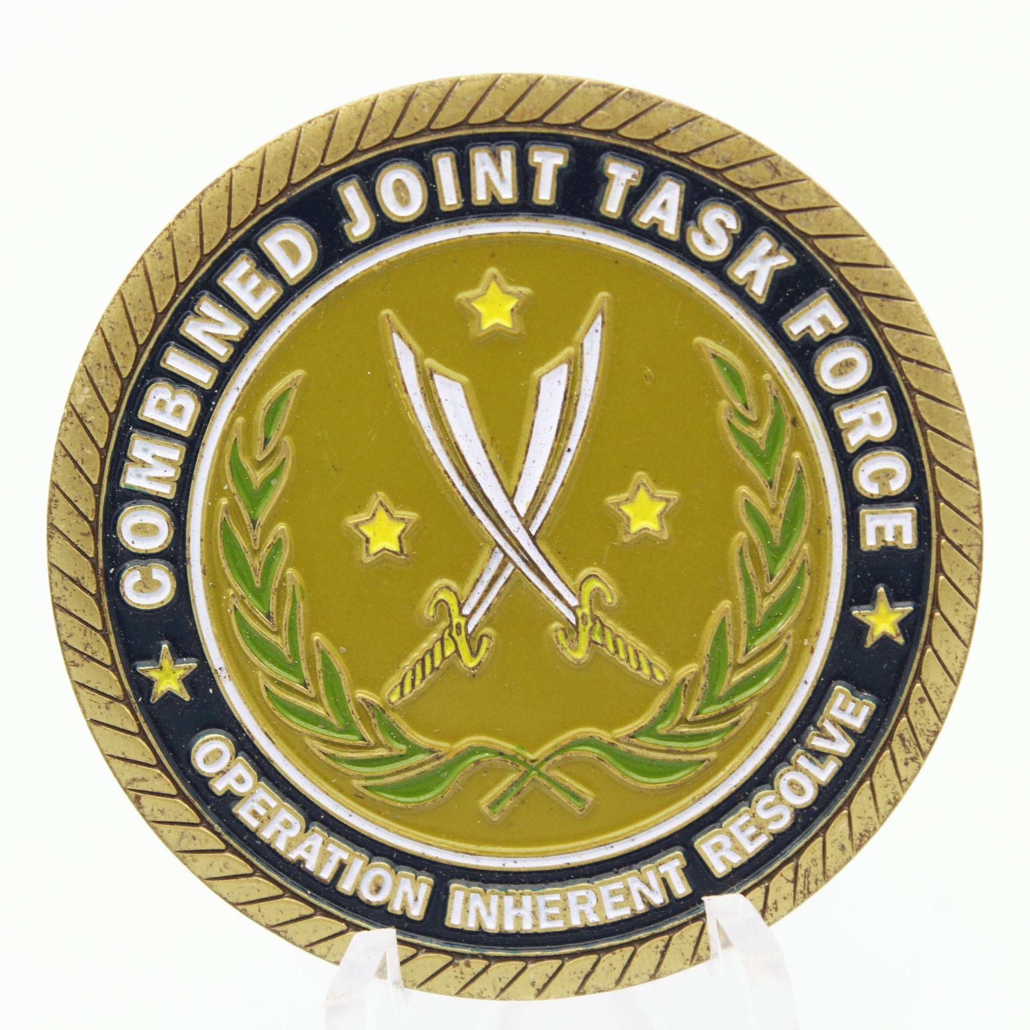 Combined Joint Task Force – Operation Inherent Resolve Respect Challenge Coin 1.6” Copper