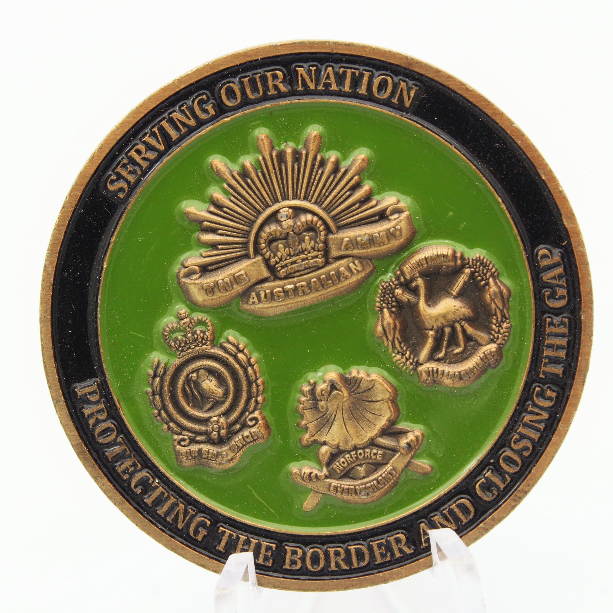 Australian Regional Force Surveillance Group NORFORCE Challenge Coin 1.65" Pre-owned