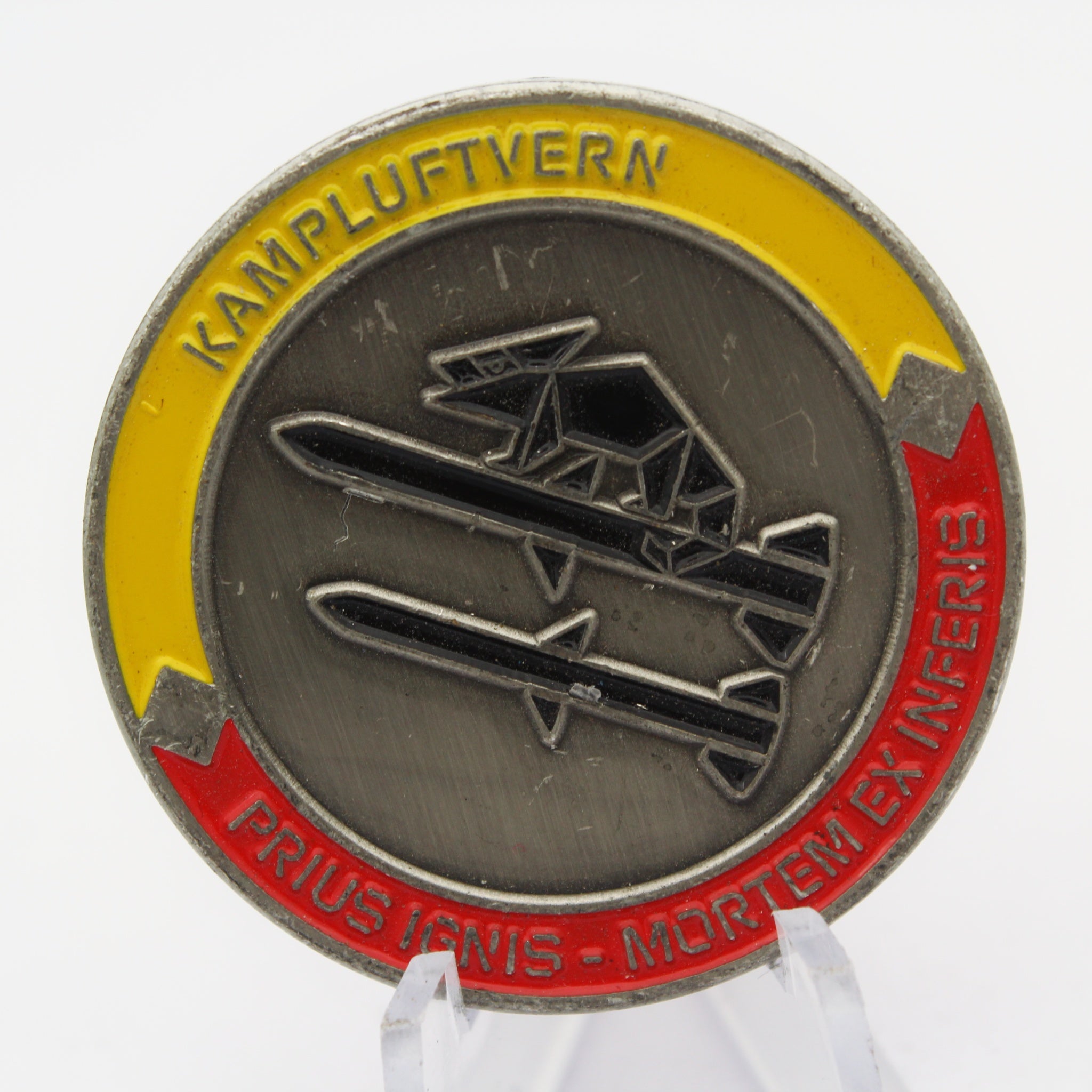 Norway Army Air Defence Artillery Battalion 153 Challenge Coin 1.55” Copper Military Pre-Owned